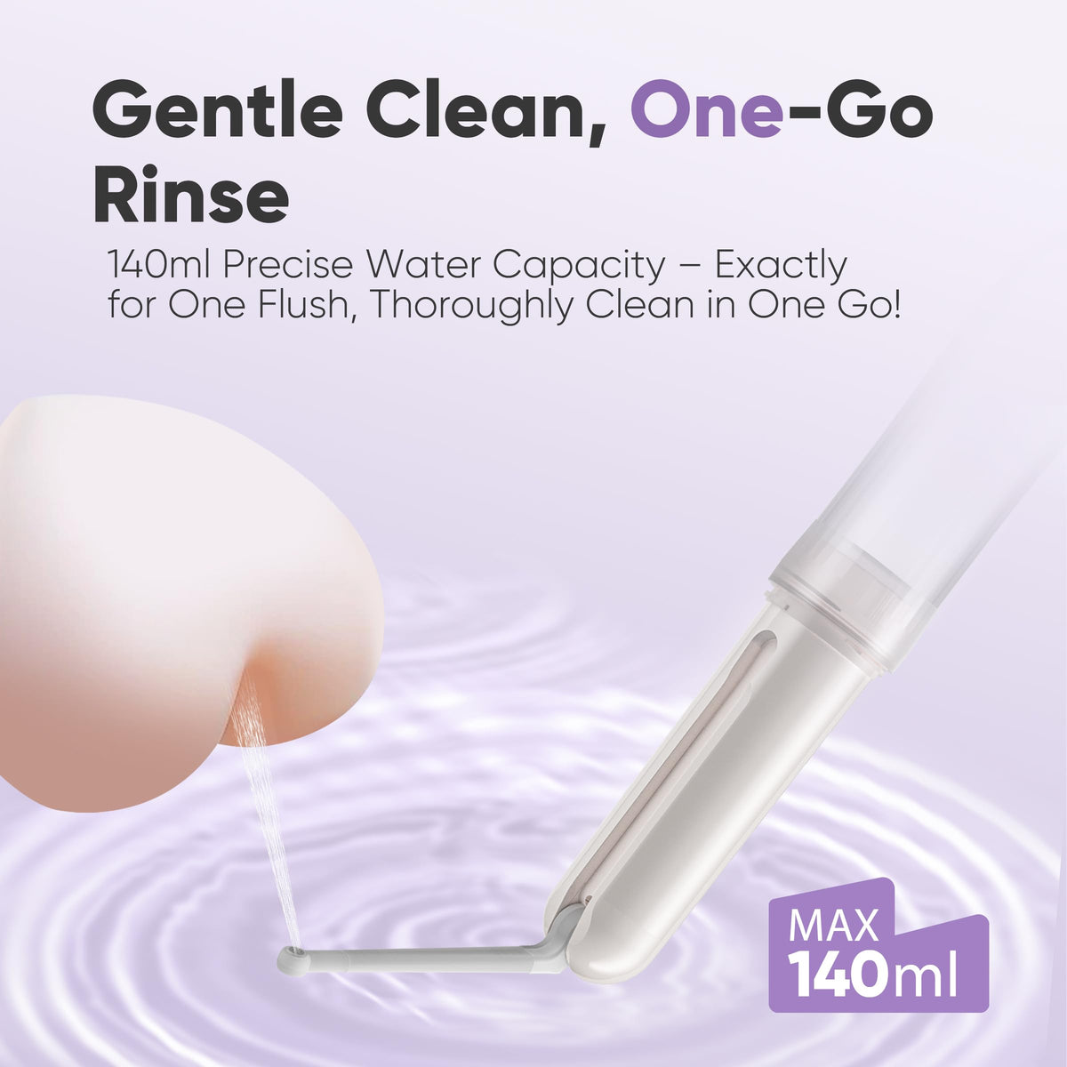 Portable Electric Bidet Handheld Battery Powered Travel - Artist Unknown Official Imagery - 6