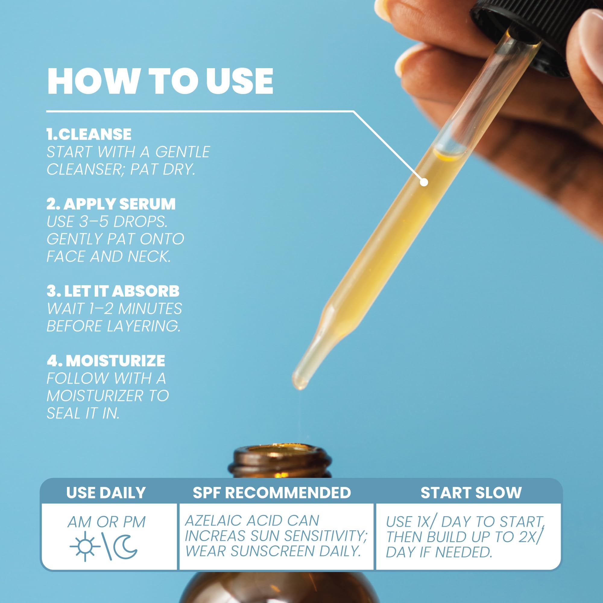 Eva Naturals Azelaic Acid 10 Facial Serum 2 fl oz - Eva Naturals Official Imagery - 4
