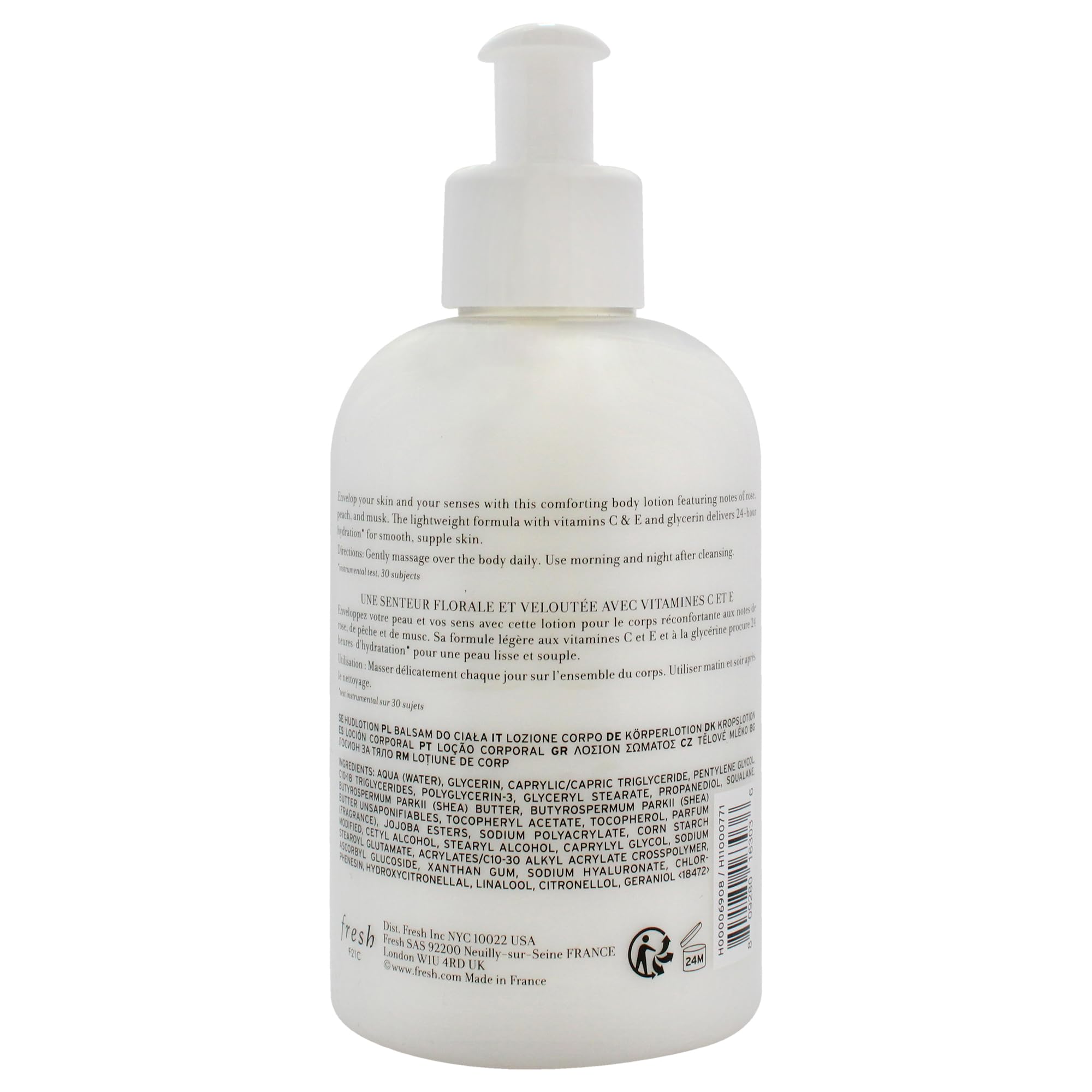 Rose Morning Body Lotion by Fresh for Women - 10 oz Body Lotion