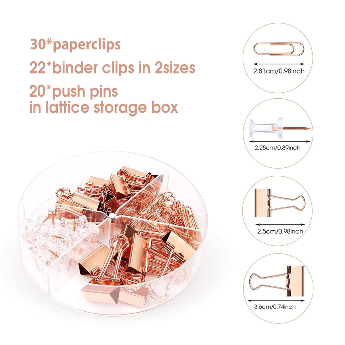 KAAKOW Rose Gold Desk Organizers and Accessories Office - KAAKOW Official Imagery - 5