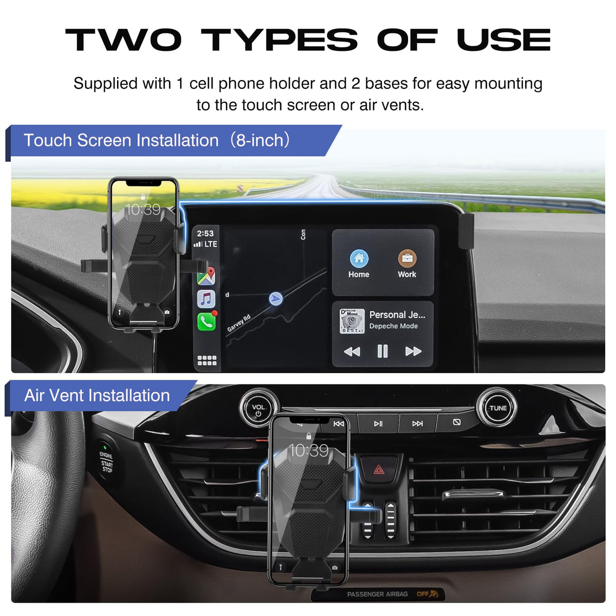 Sunsdrew Car Phone Holder for Ford Escape 2020 2026 - Sunsdrew Official Imagery - 6