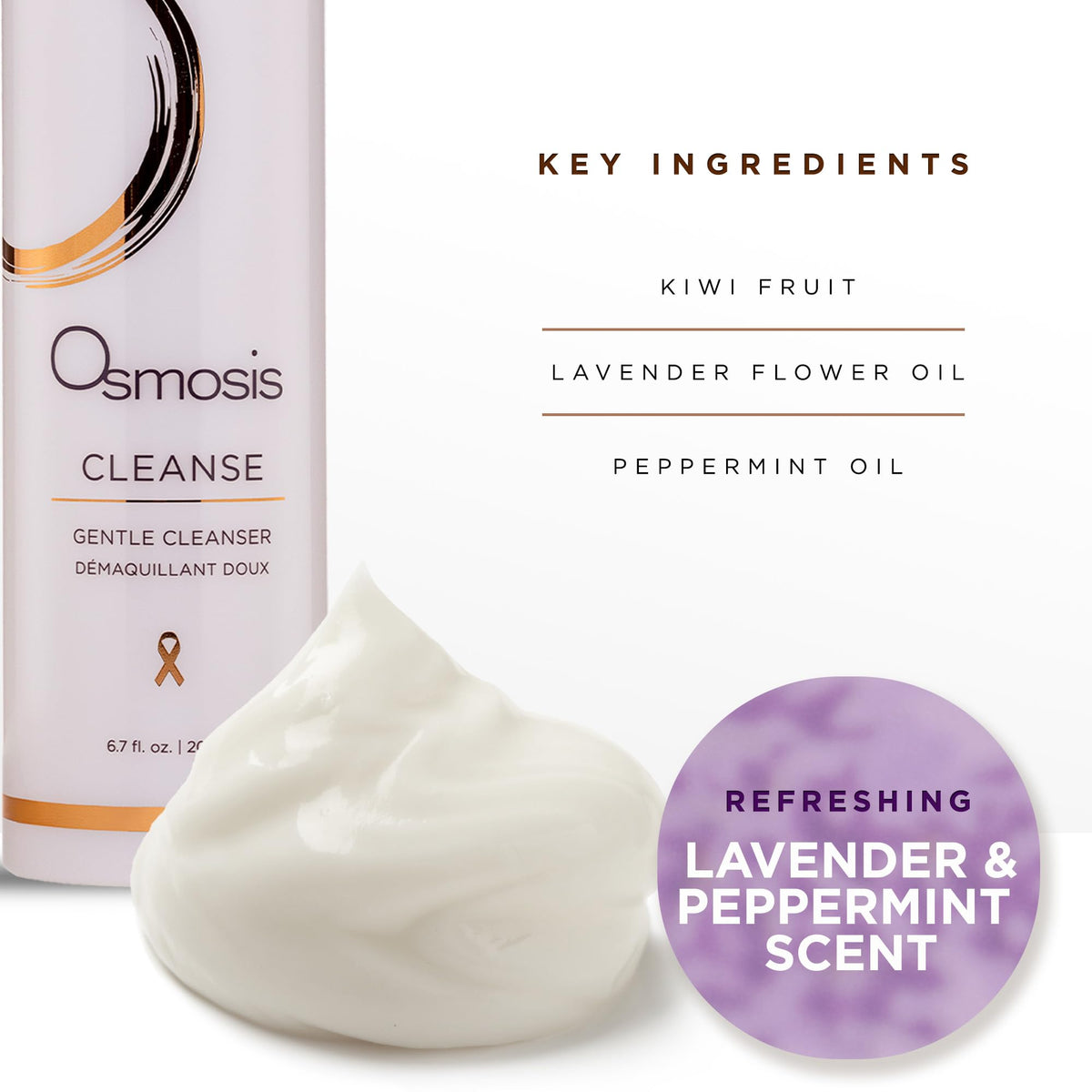 OSMOSIS Cleanse Gentle Face Wash Dry Sensitive Skin Gel 6 7 - OSMOSIS Official Imagery - 4