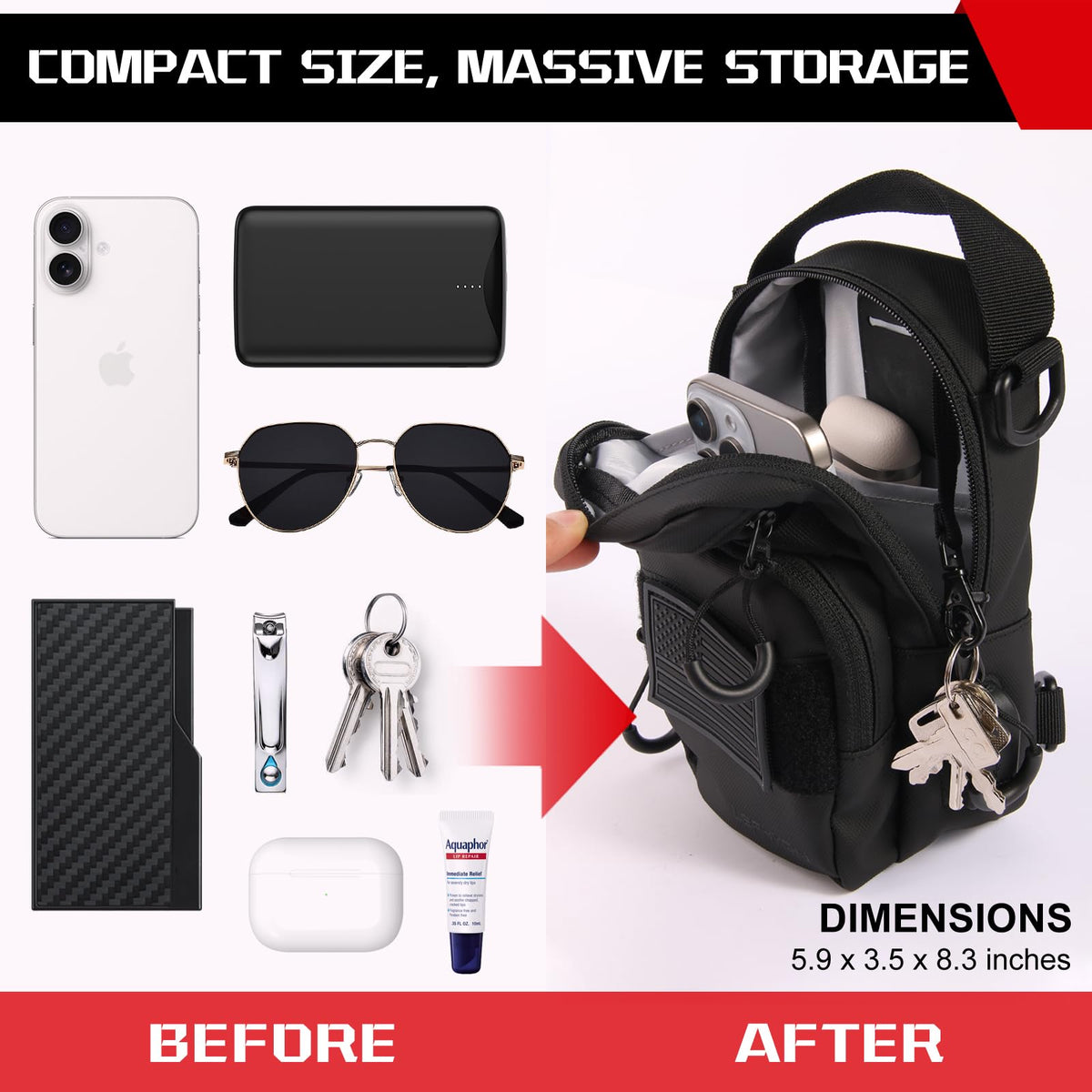 LEPHYON Magnetic Gym Bag and Magnetic Phone Holder for Gym - LEPHYON Official Imagery - 5