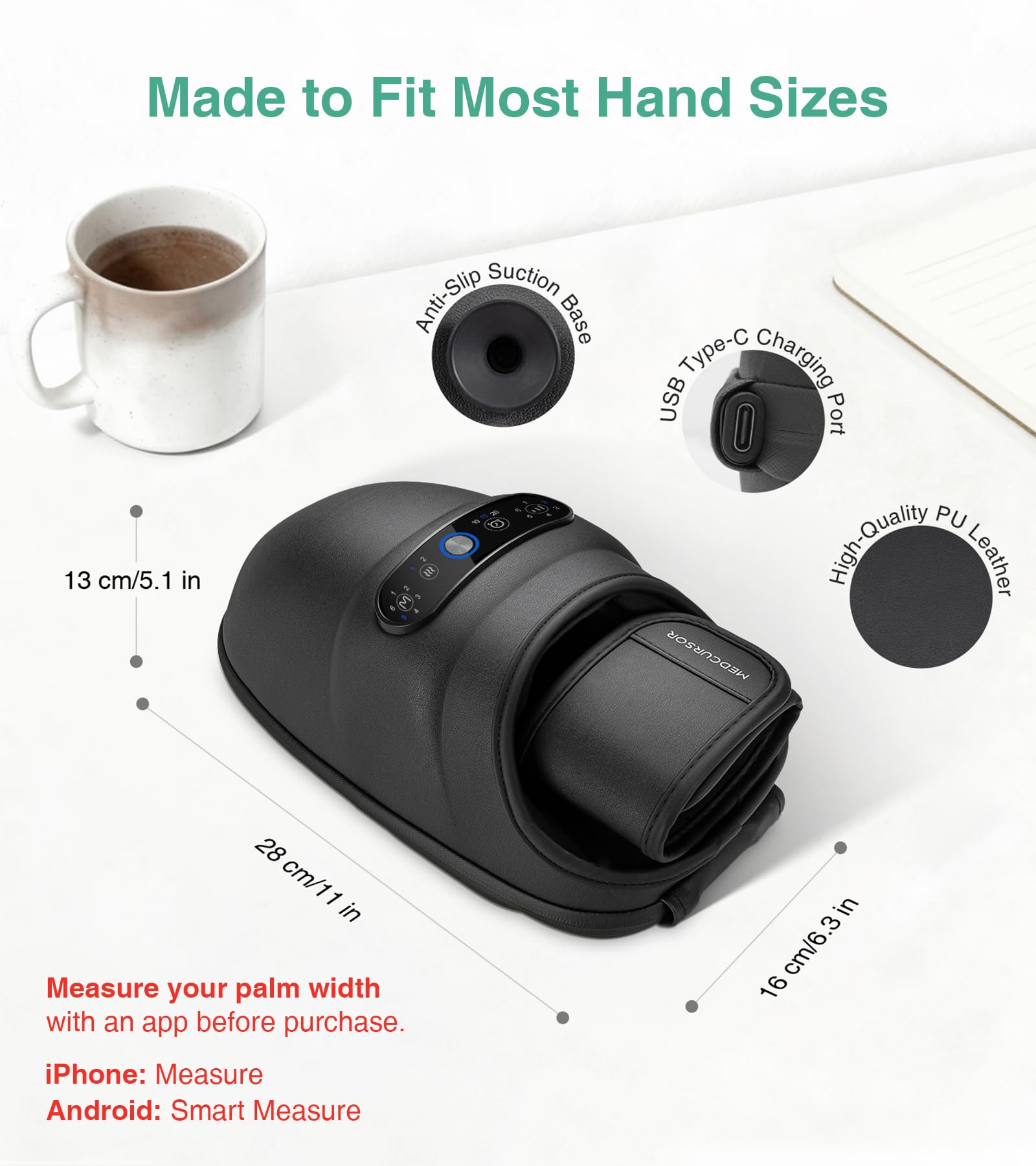 Medcursor Hand Massager with Heat & Compression 2026