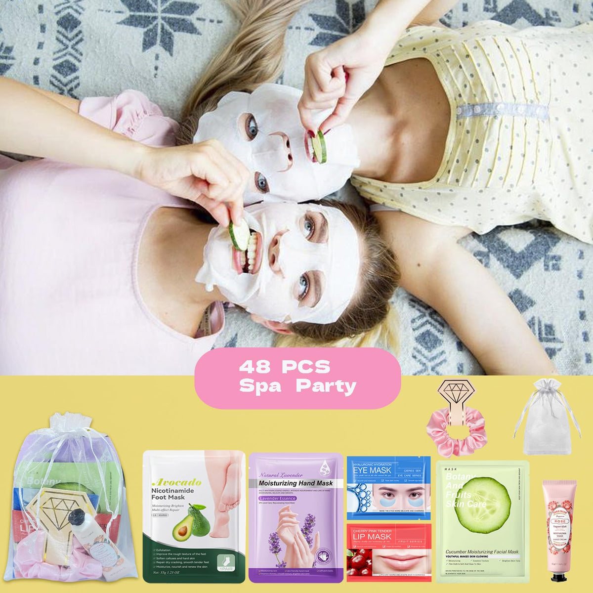 Spa Party Supplies for Women Spa Party Favors Facial Masks - SIMSHOTUS Official Imagery - 7