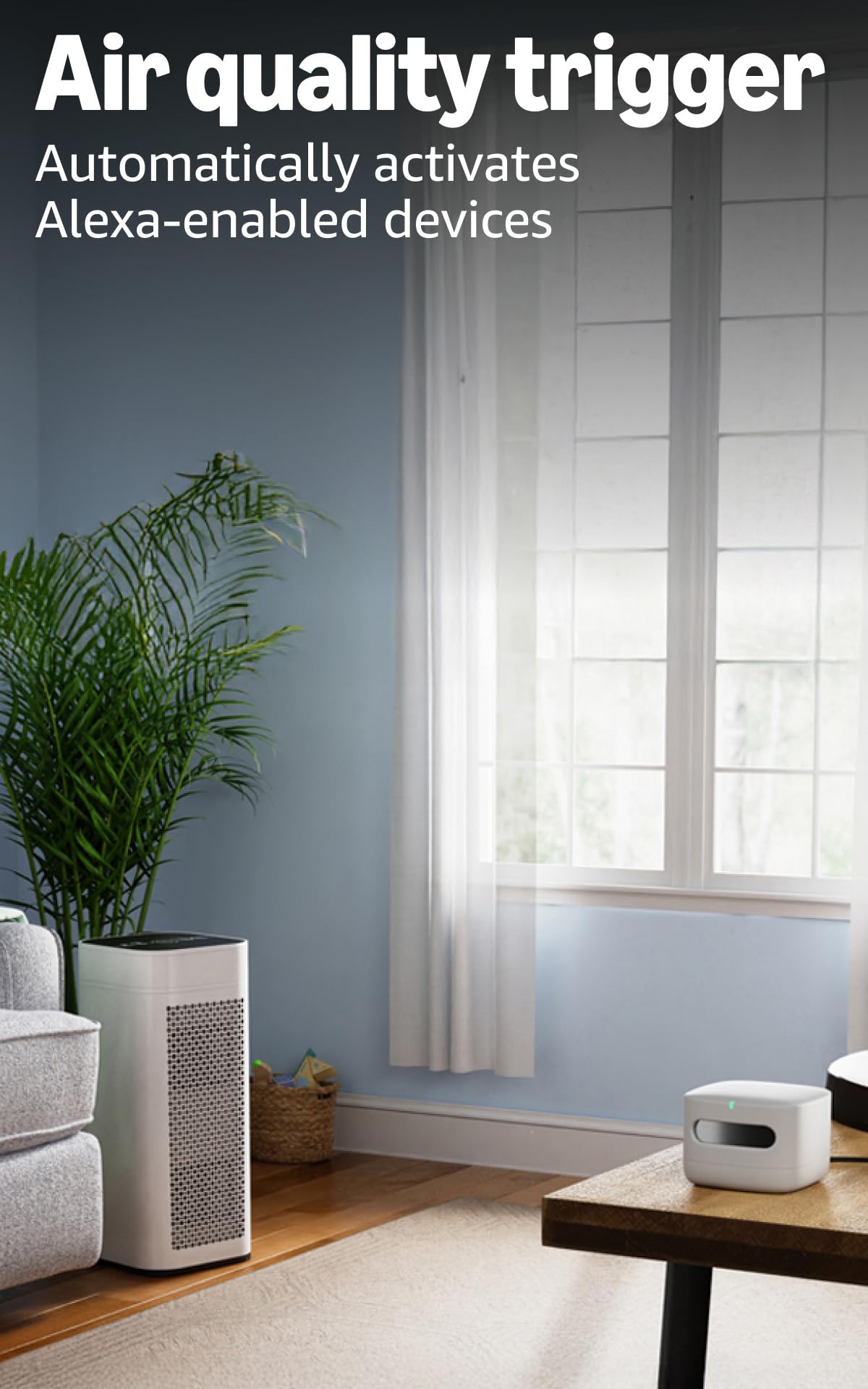 Amazon Smart Air Quality Monitor Detects temperature - Amazon Official Imagery - 8