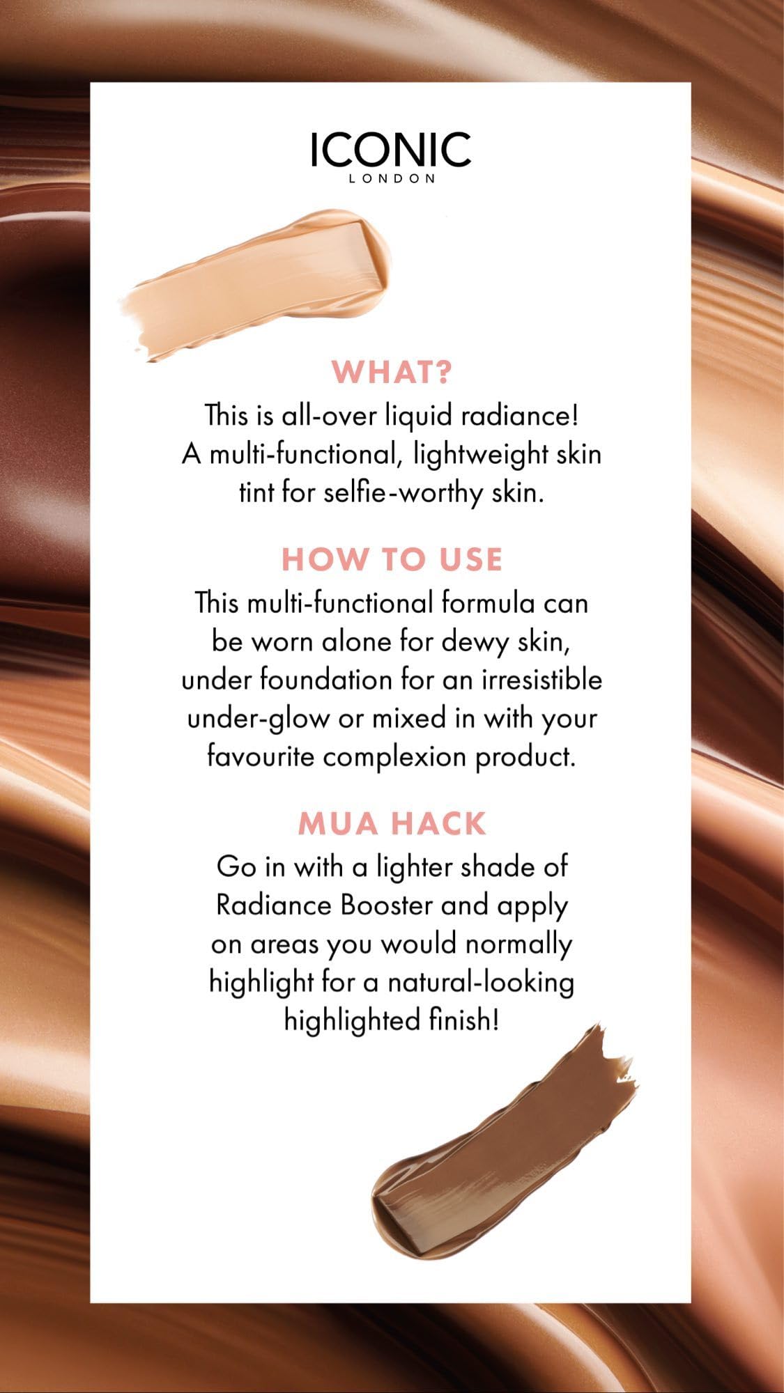 ICONIC LONDON Radiance Booster Tinted Moisturizer - ICONIC LONDON Official Imagery - 4