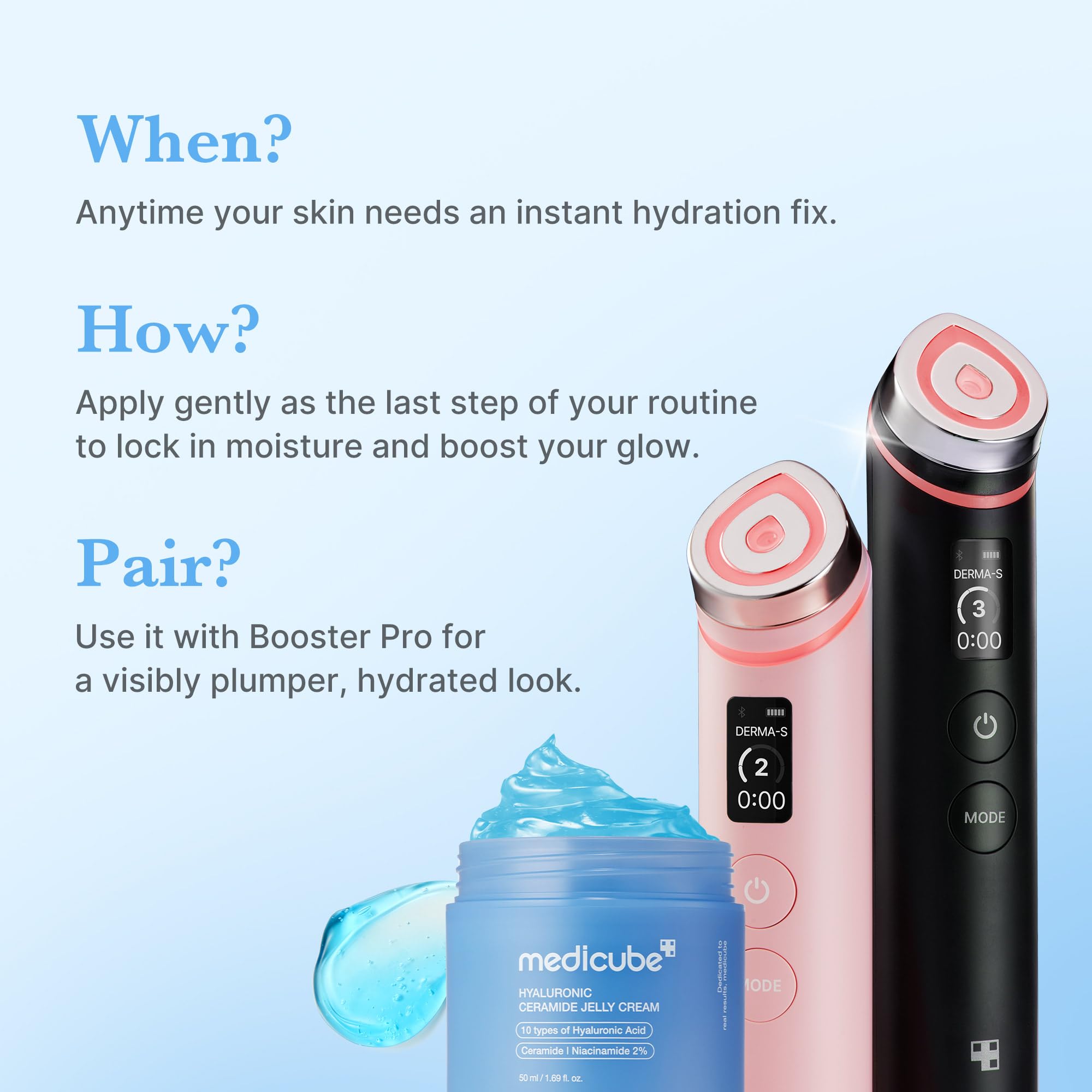 medicube Jelly Cream with Hyaluronic Acid for Long lasting - medicube Official Product Imagery - 7