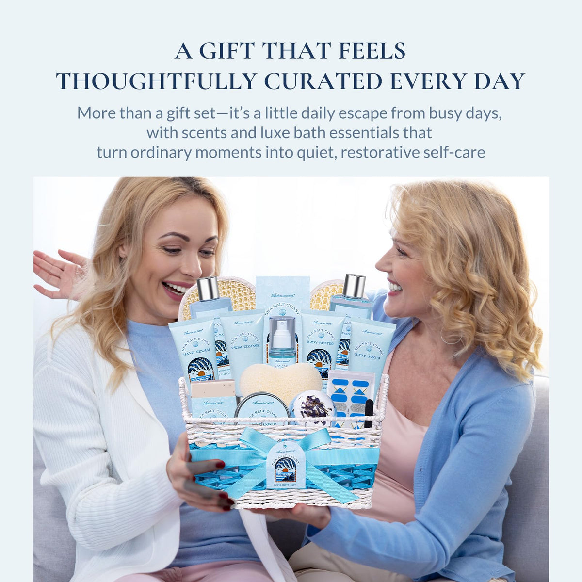 Gifts for Women Men Birthday Gifts for Women 17Pc Bath and - ArioseMonde Official Imagery - 8