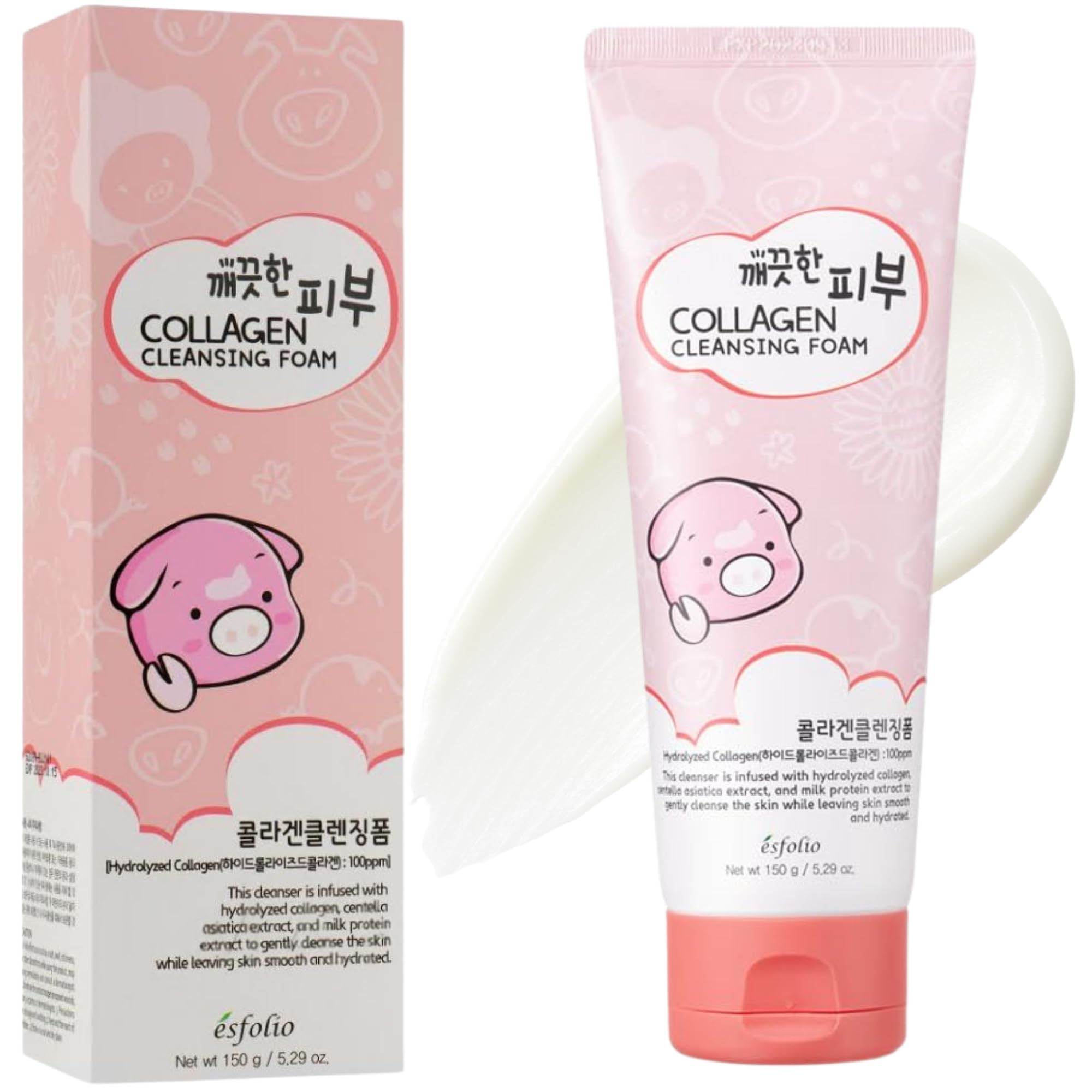 esfolio Collagen Cleansing Foam – Hydrating Face Wash for Deep - esfolio