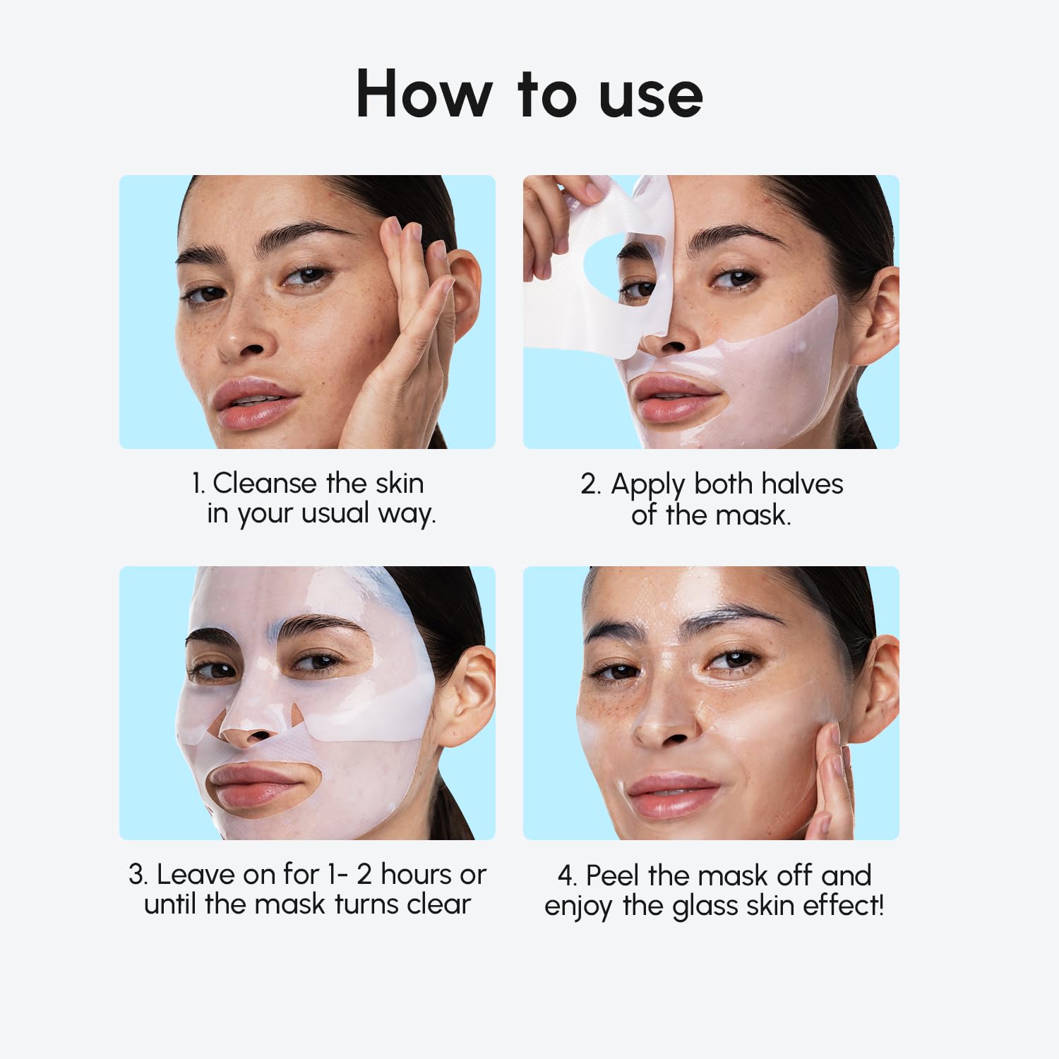 MAREE Hydrogel Collagen Facial Mask with Hyaluronic Acid — - MAREE