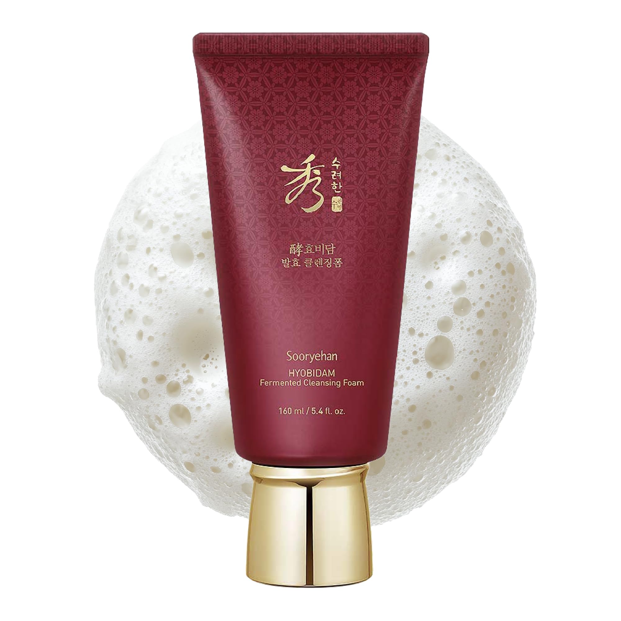 Sooryehan Hyobidam Fermented Cleansing Foam (5.4 fl oz) - Korean - Product Imagery