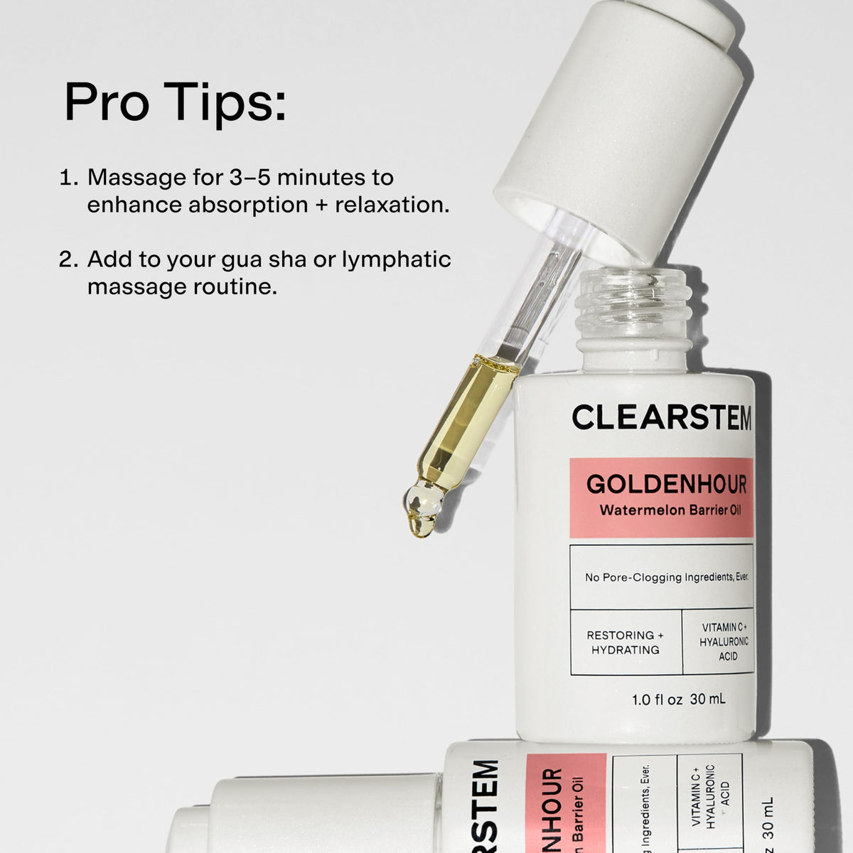 GOLDENHOUR Facial Oil - CLEARSTEM Official Imagery - 7