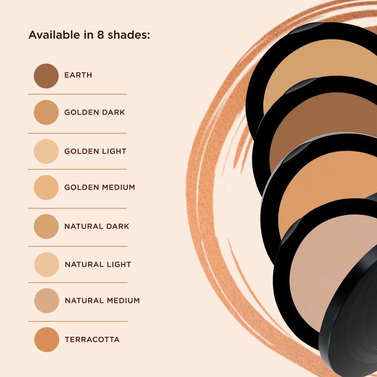 Osmosis Mineral Pressed Base Full Coverage Powder Golden - OSMOSIS Official Imagery - 4
