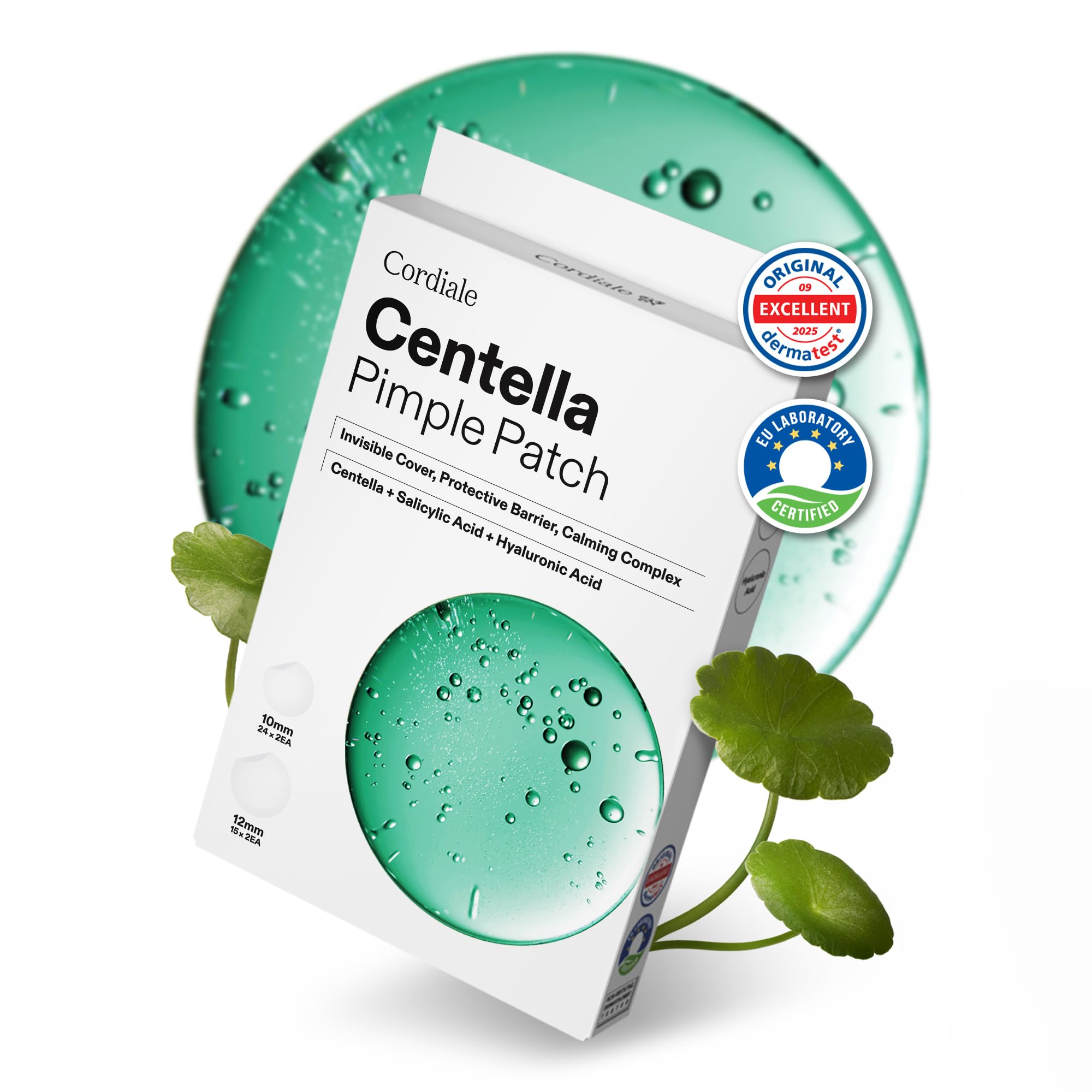 Cordiale Centella Pimple Patches with Salicylic &amp; Hyaluronic - CORDIALE