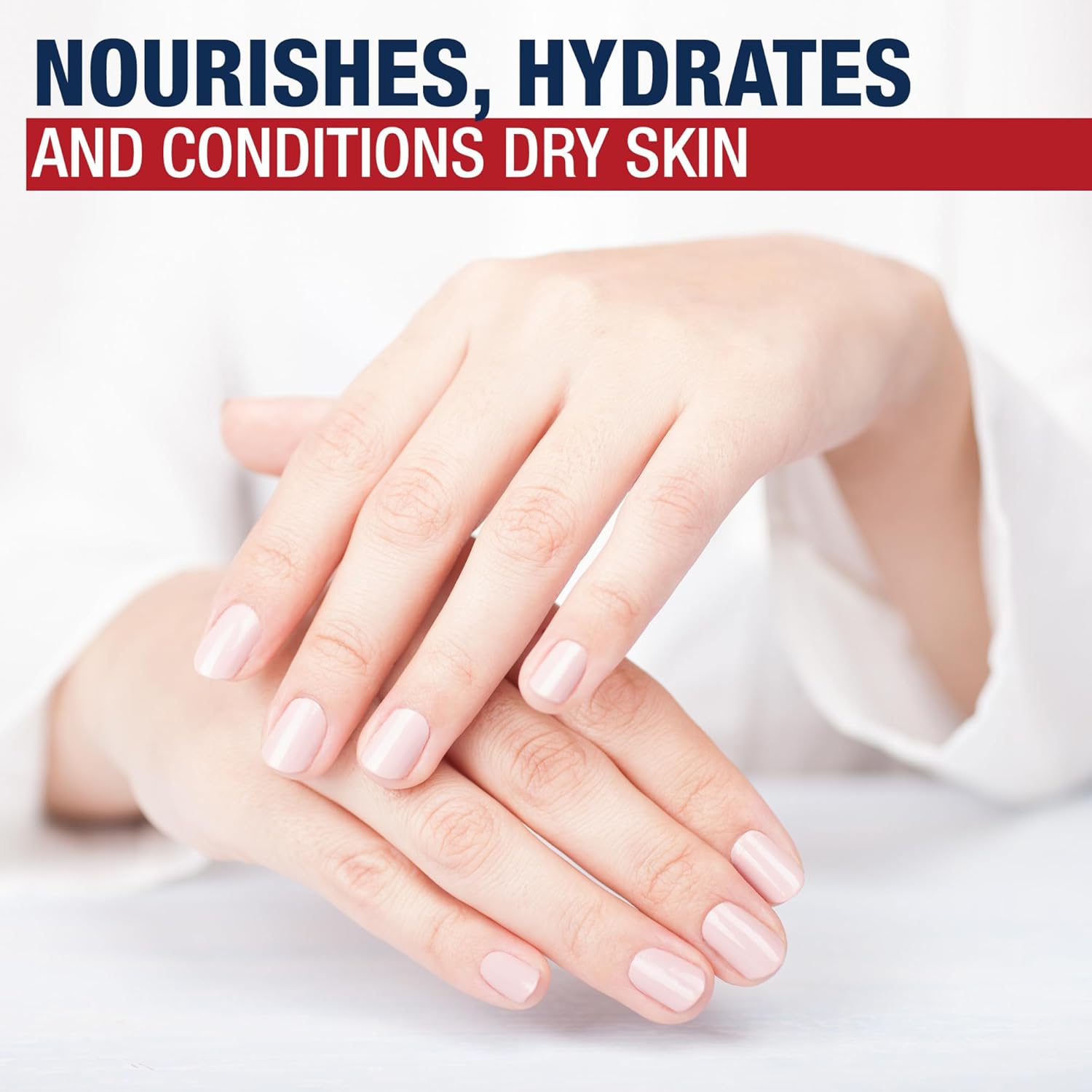 Aquaphor Repairing Hand Masks in moisturizing gloves for dry hands, showing soft, hydrating fabric and gentle fit.