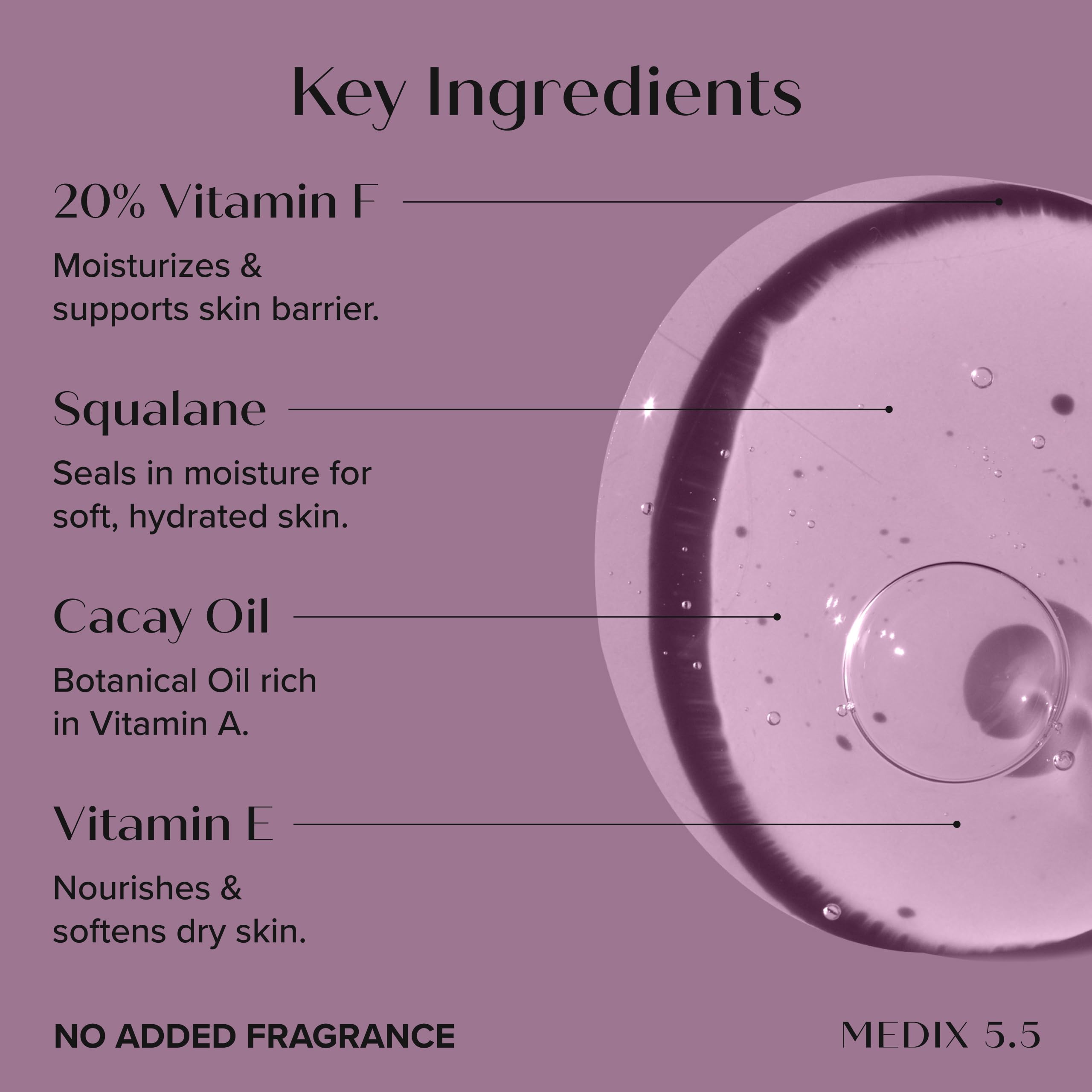 MEDIX 5.5 Best Sellers Travel Kit Skin Care Set - Retinol Body Lotion + Glycolic Acid Exfoliating Body Wash + 20% Vitamin F Body Oil 3PC Skincare Set | Crepey Skin Care Treatment, 3 Piece Travel Kit - Medix 5.5 Official Product View 9