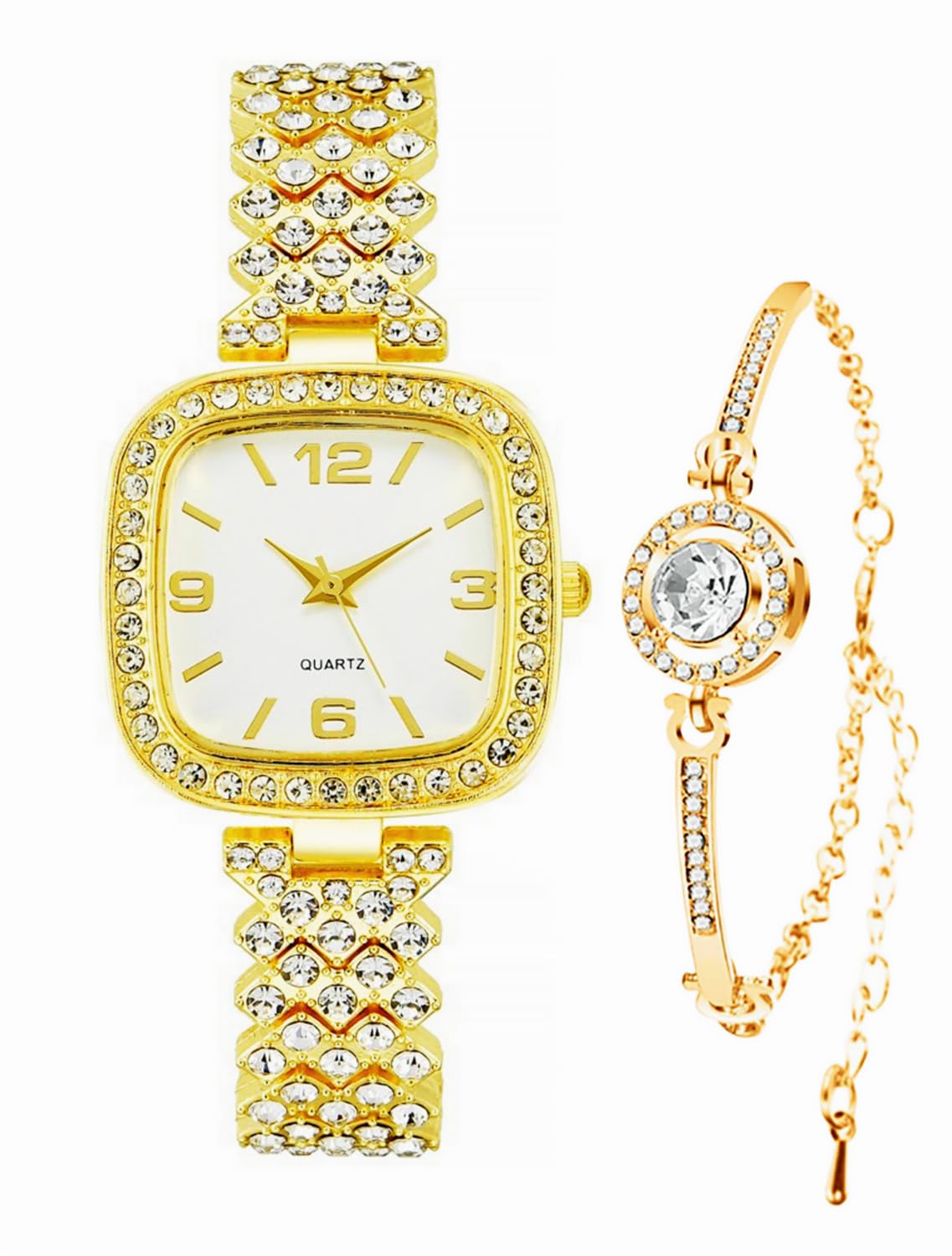 ADSBIAOYE Fashion Luxury Vintage Diamond Square Watch - ADSBIAOYE Official Imagery - 8