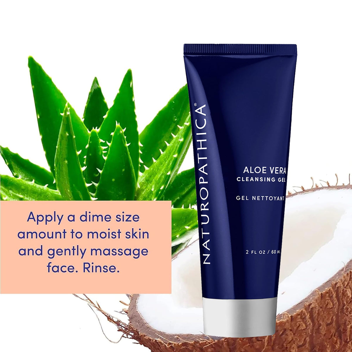 Naturopathica Aloe Vera Cleansing Gel 2 fl oz - Naturopathica Official Imagery - 6