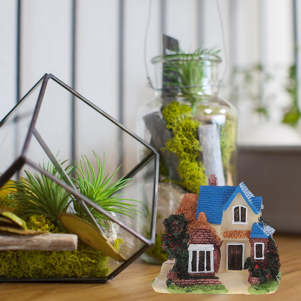 DOITOOL Miniature House Resin Figurines 4Pcs Set Miniature - DOITOOL Official Imagery - 7