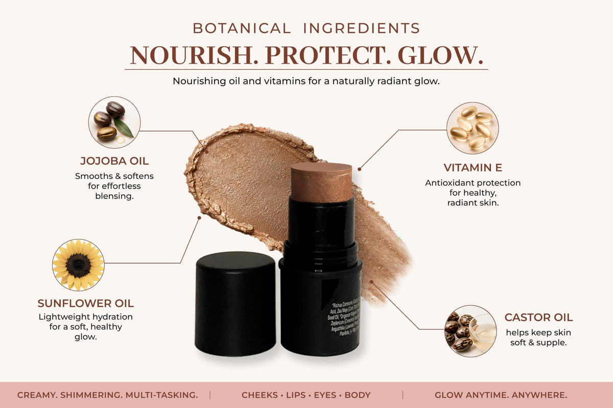 Mom s Secret Natural Organic Multi Cream Sticks Highlighter - Mom's Secret Official Imagery - 4