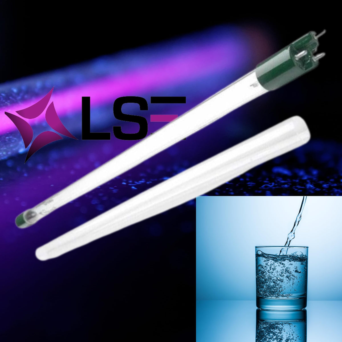 LSE Lighting S200RL HO UV Bulb and QS 001 Quartz Sleeve Kit - LSE Lighting Official Imagery - 6