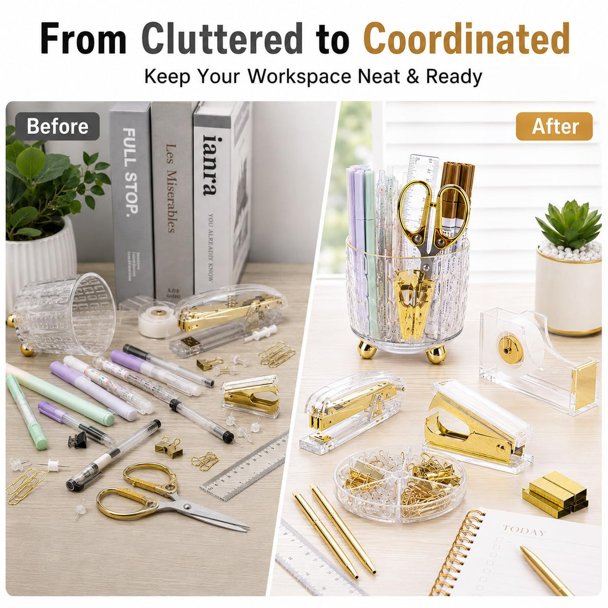 Office Desk Supplies Accessories for Women - ChezAbbey Official Imagery - 7
