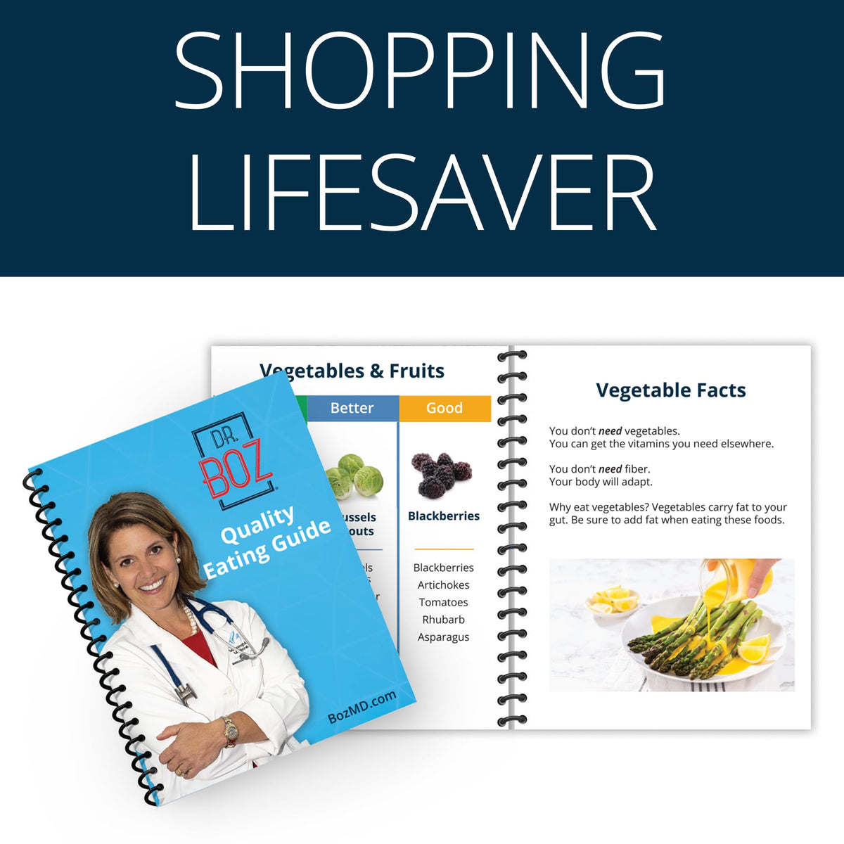 Dr Boz Good Better Best Pocket Keto Food Guide ketoCONTINUUM - Dr. Boz Official Imagery - 4