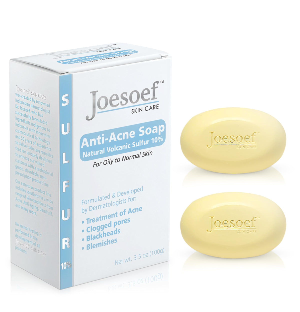 Joesoef Anti Acne Soap Natural Volcanic Sulfur 10 for Oily - JOESOEF SKIN CARE Official Imagery - 8