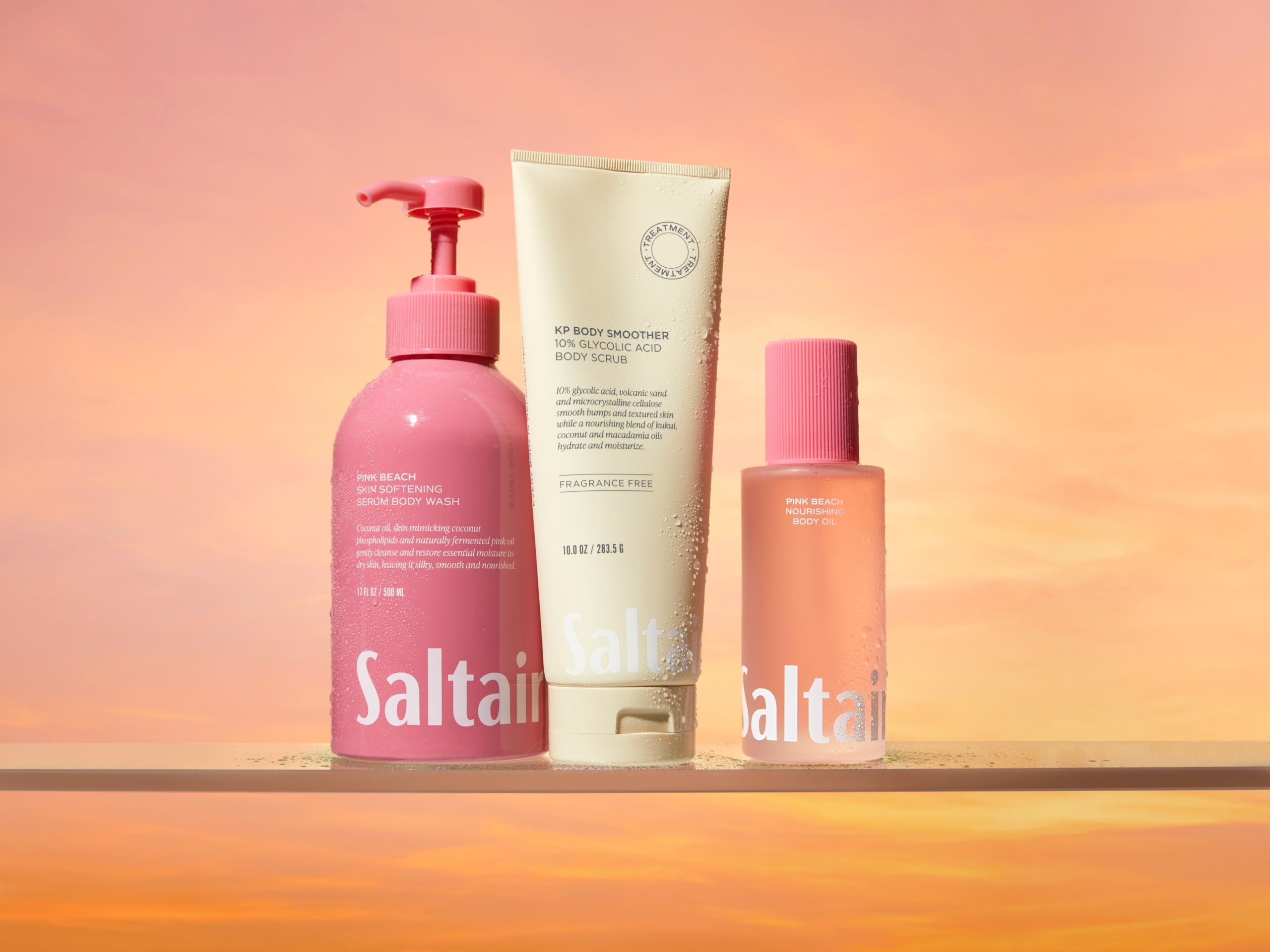 Saltair KP Body Scrub - 10% Glycolic Acid Bump Eraser Exfoliator - Saltair Official Product View 8