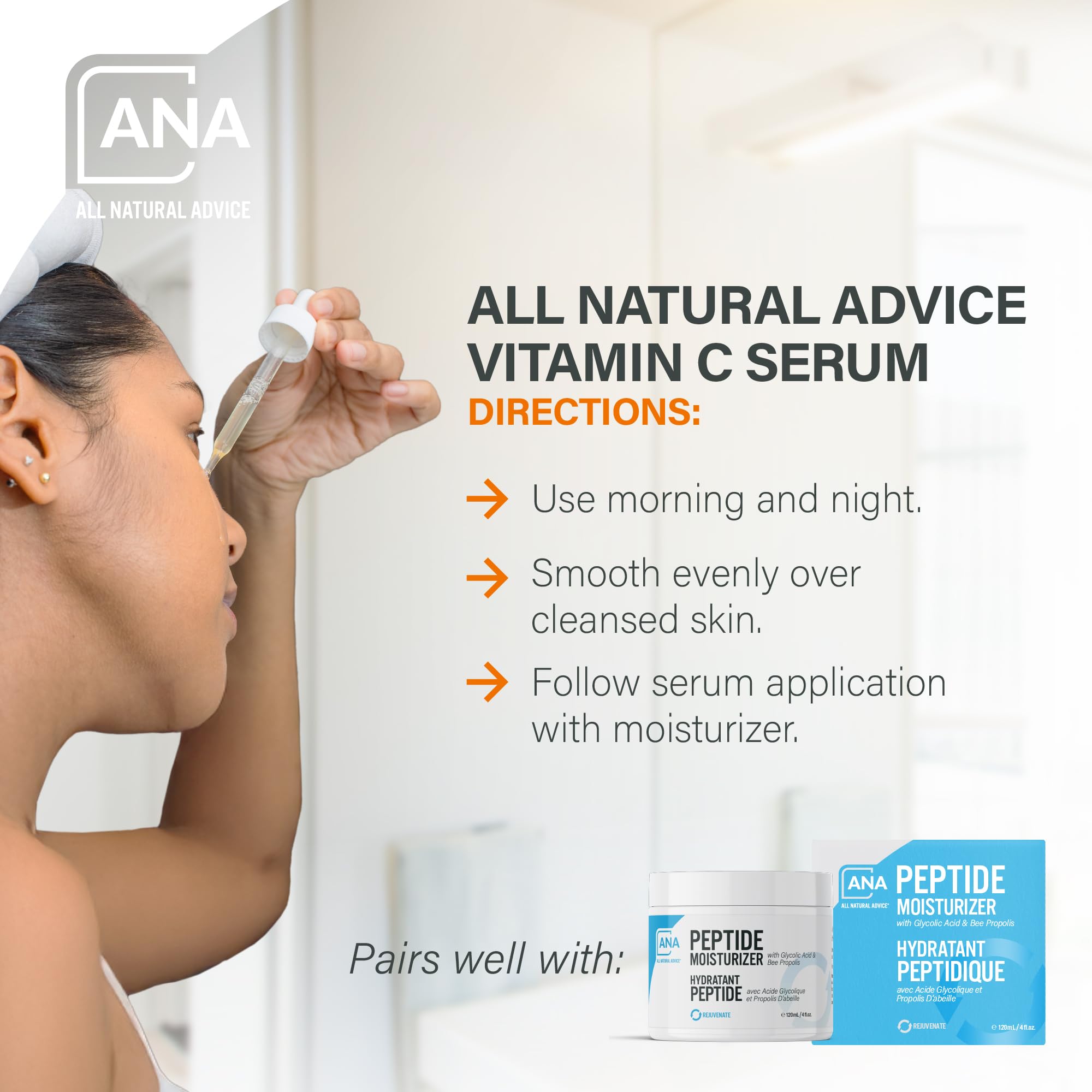 All Natural Advice Vitamin C Serum - 20% Vitamin C Face Serum Solution with - All Natural Advice Official Product View 8