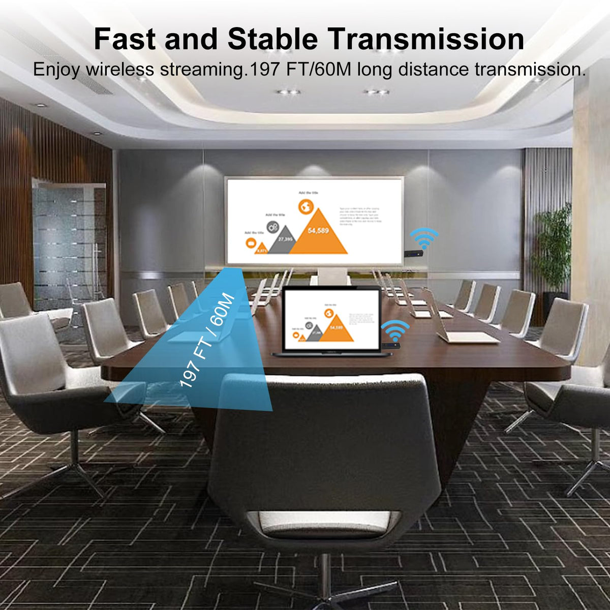 Wireless HDMI Transmitter and Receiver 2026 Upgraded HDMI - Zecamin Official Imagery - 7