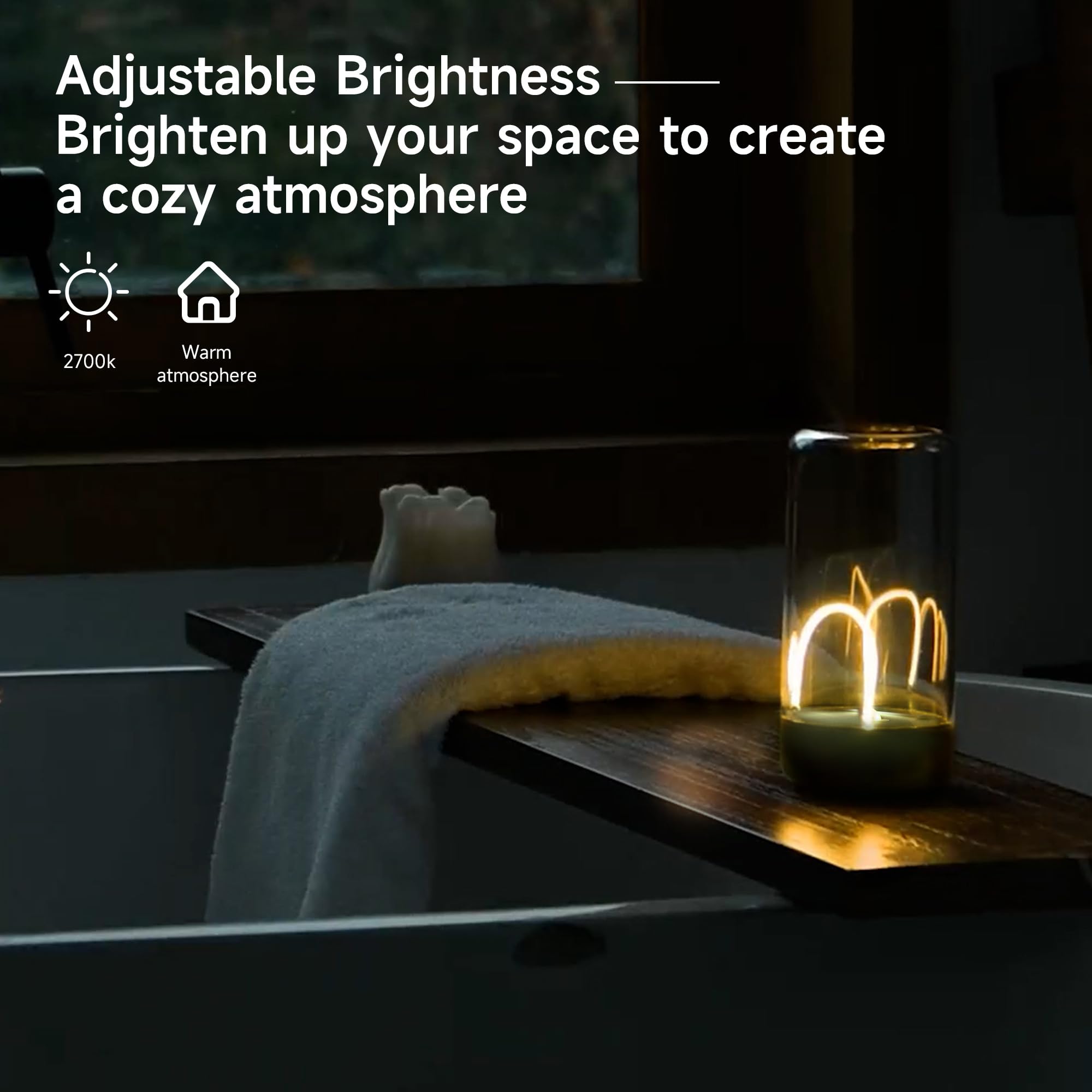 AUGE LIGHT Mini Minimalist Table Lamp, Cordless Lamp, Rechargeable Lam - View 4