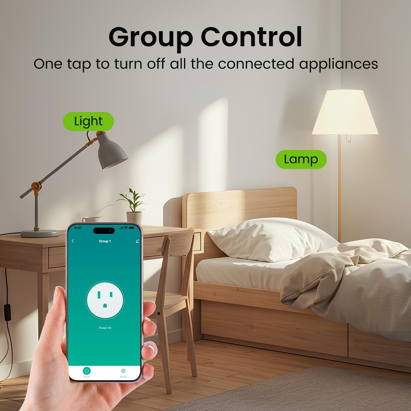 GHome Smart Plug Mini, WiFi Smart Outlet Plug Works with Alexa and Google Home, - GHome Smart Official Product View 6