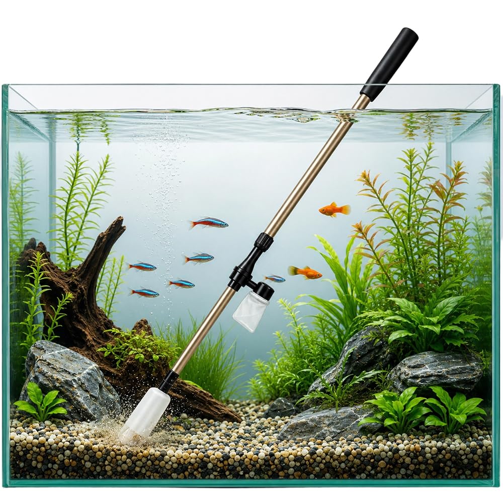 YAUNJI Electric Aquarium Gravel Cleaner 2026 New Aquarium - YAUNJI Official Imagery - 1