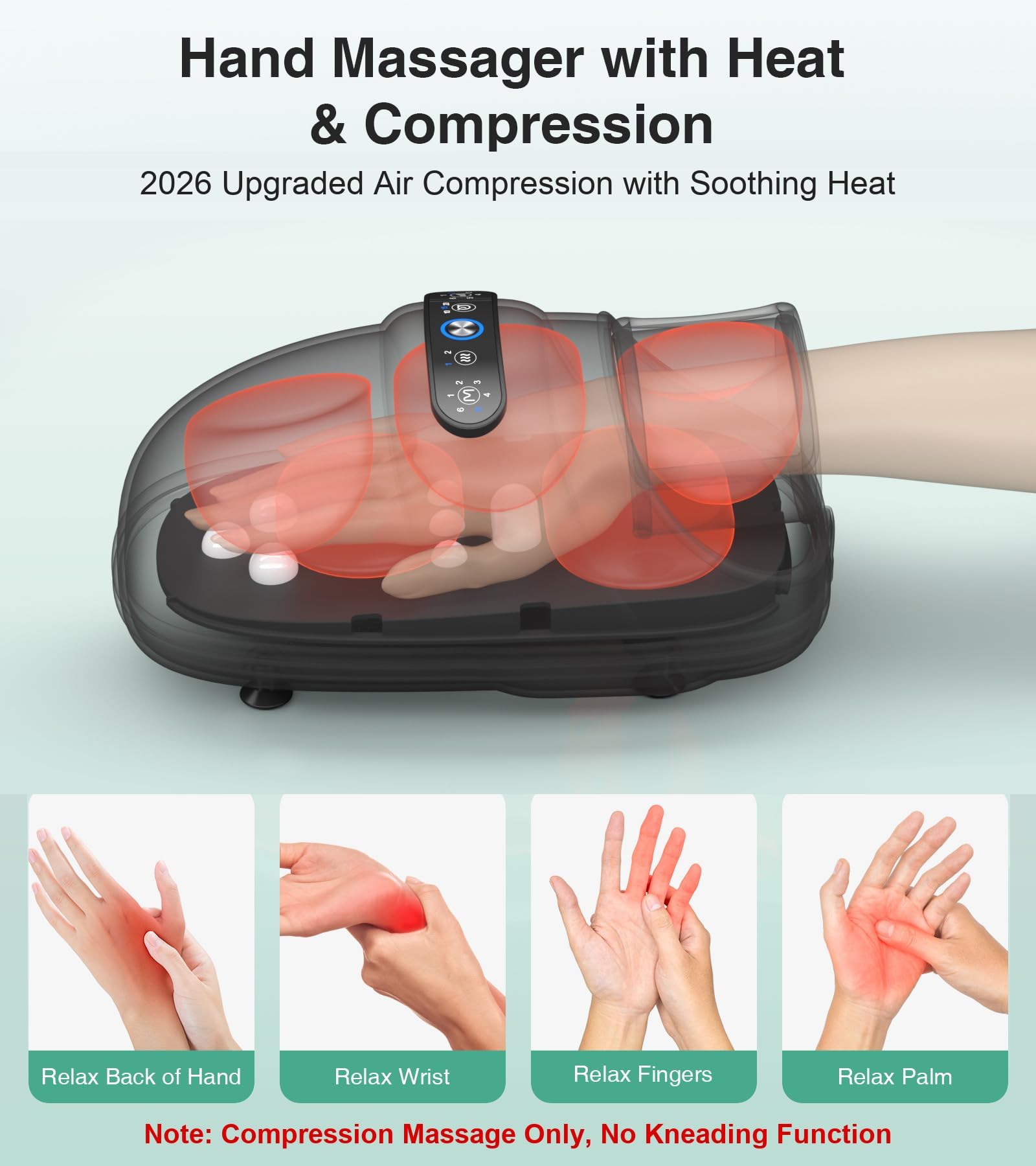 Medcursor Hand Massager with Heat & Compression 2026
