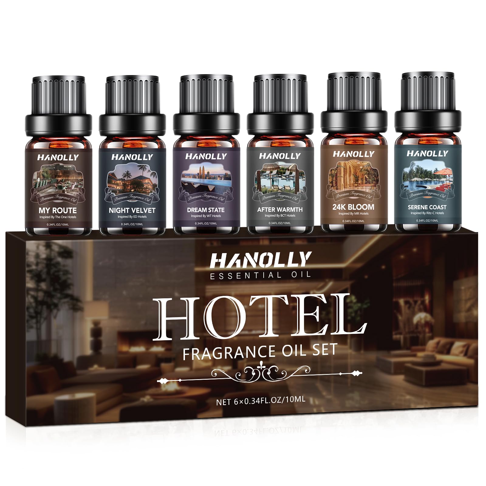 Hotel Collection Diffuser Oil - Hotel Scent Essential Oils for - Product Imagery