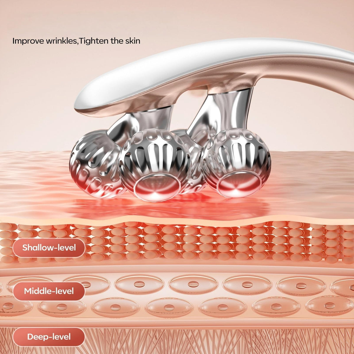 Face Massager Roller for TMJ Jaw Lymphatic Drainage - Doge&Vollar Official Imagery - 7