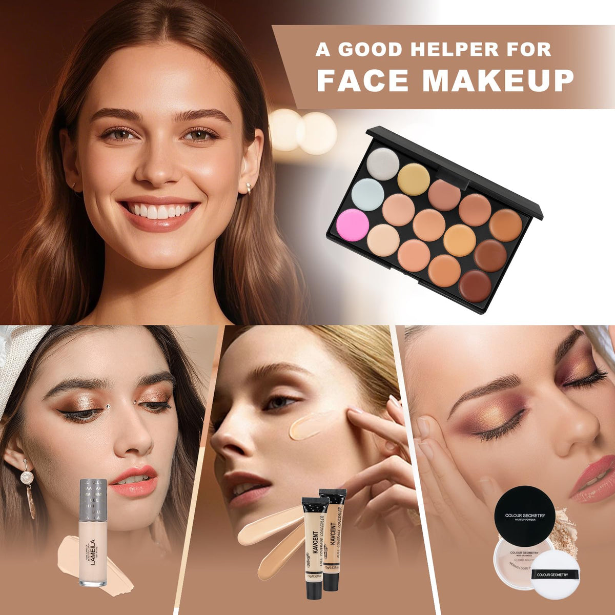 Makeup Kit for Teens Makeup Kits for Women Full Kit Makeup - KAVCENT Official Imagery - 6