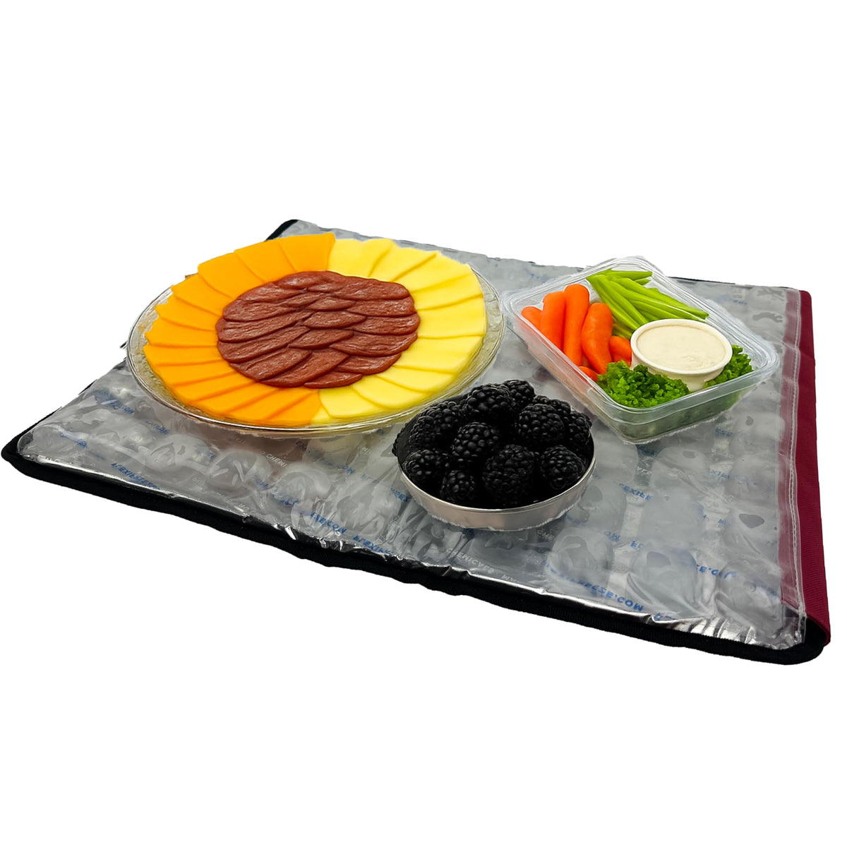Party Mat Food Cooling Serving Platter Buffet Display - FlexiFreeze Official Imagery - 5