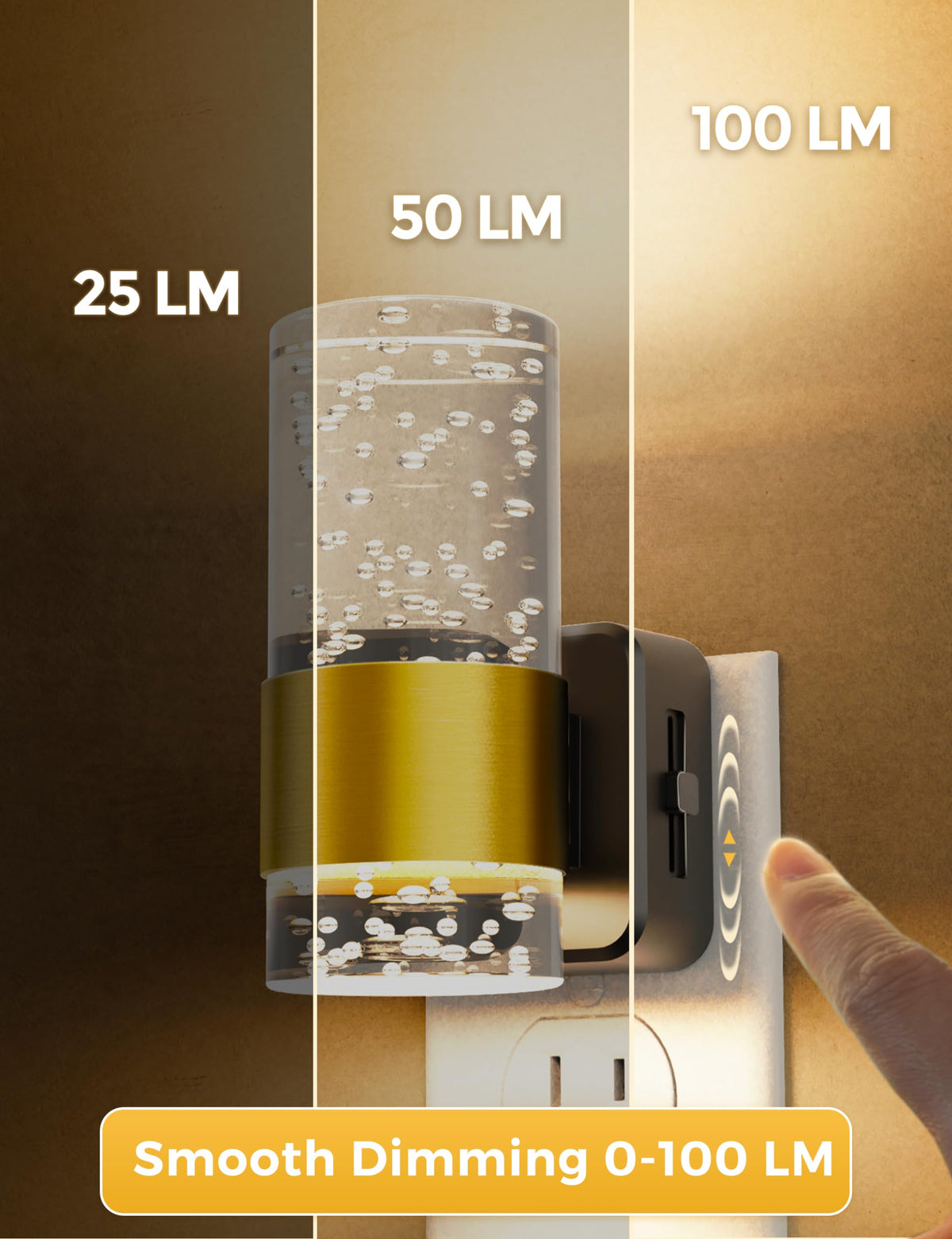 L LOHAS LED Night Light Dimmable Night Lights Plug into Wall - L LOHAS LED Official Imagery - 5