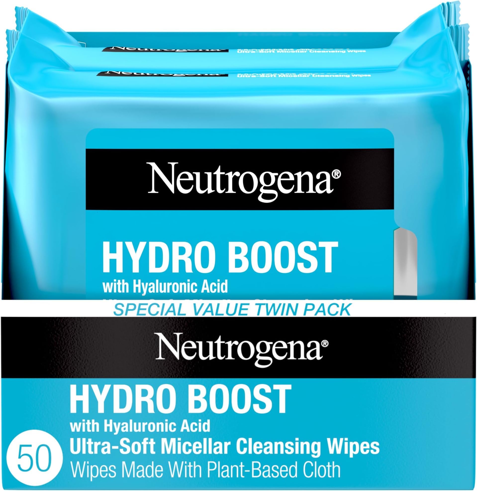 Elefair Tech Neutrogena Hydro Boost Cleansing Wipes Makeup Remover, 25 Ct - Elefair Tech Official Product View 10