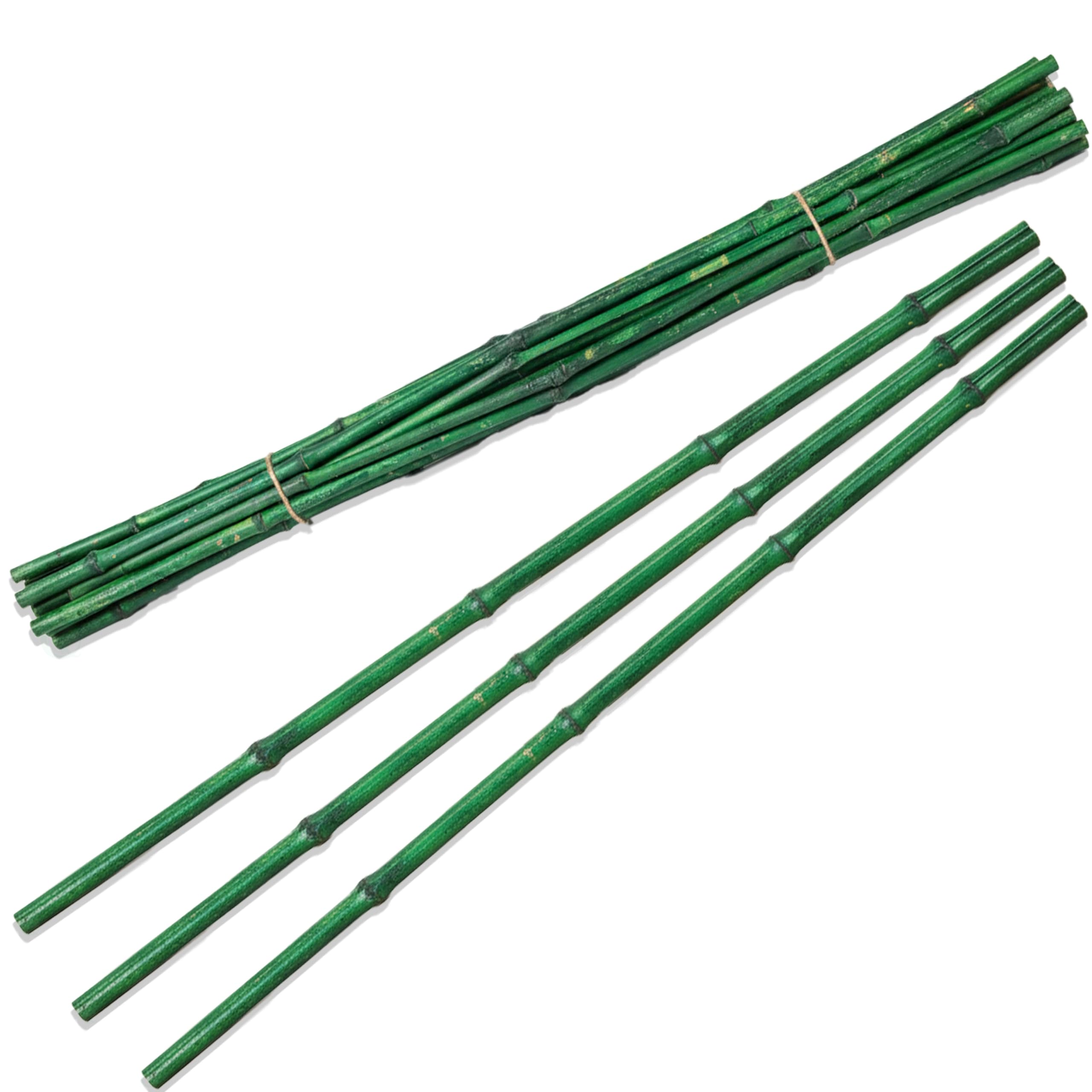 Uniquewise 43" Set of 12 Bamboo Stick Fillers Natural Decorative - Product Imagery