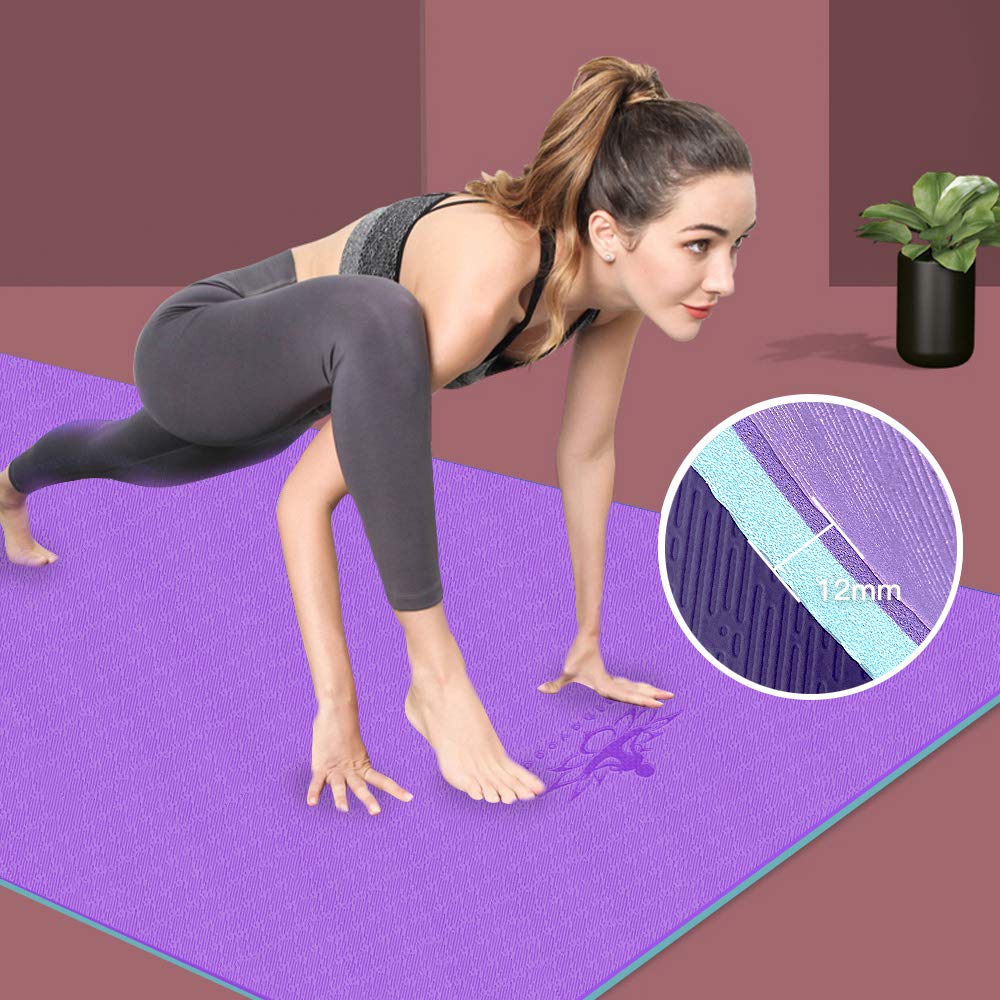 Hatha Yoga Extra Thick TPE Yoga Mat - Hatha yoga Official Imagery - 6