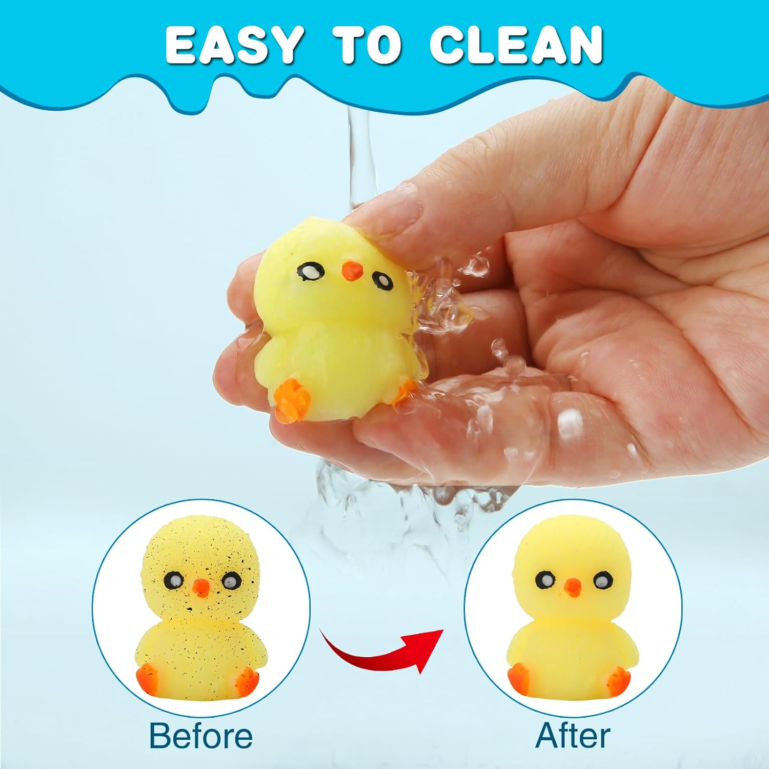 Set of 30 Mantyplay kawaii squishy toys, colorful soft stress relief toys for kids ages 4-12 in various cute shapes.
