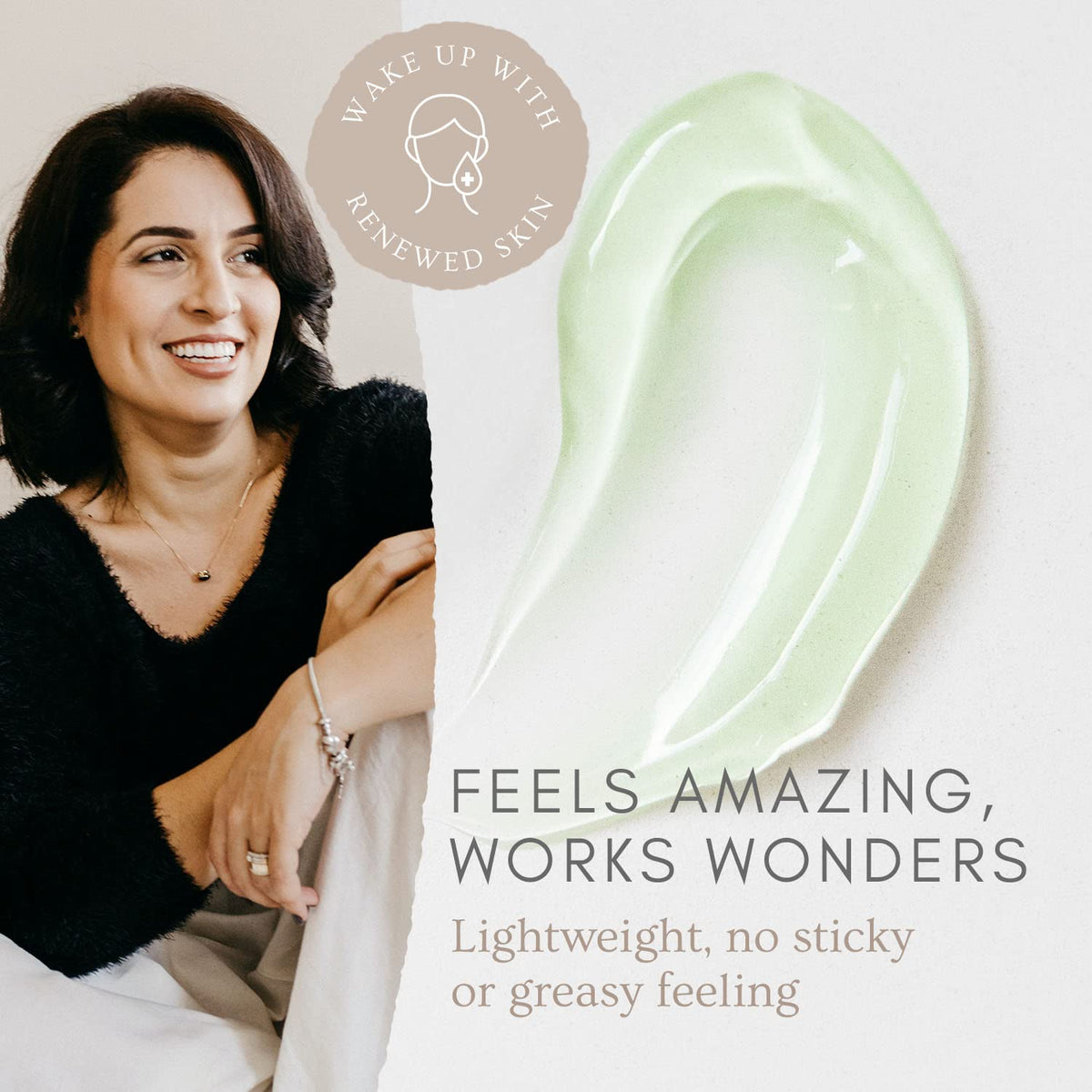 RENEW Overnight Face Mask with Aloe Vera Hyaluronic Acid - Doppeltree Official Imagery - 5