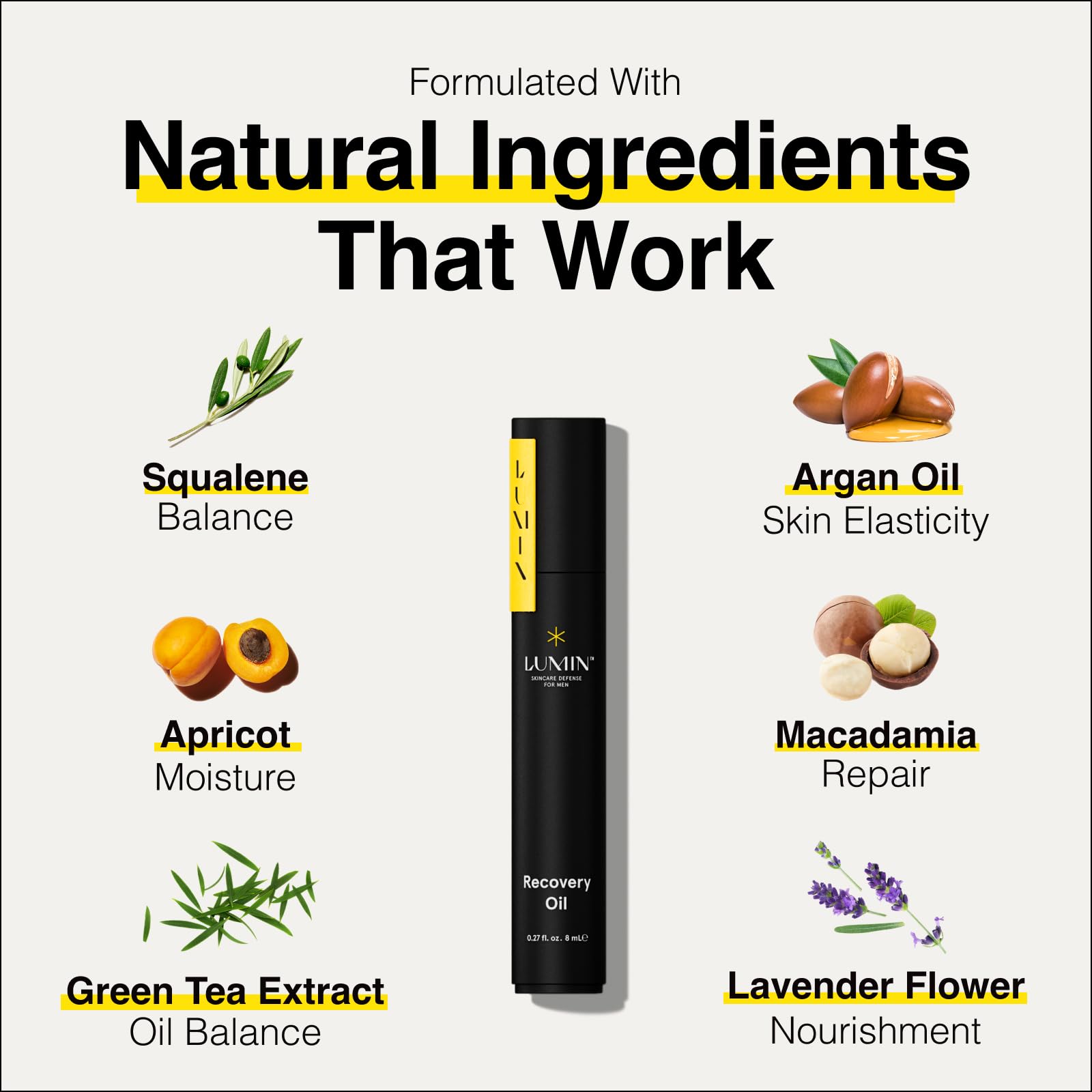 Lumin Recovery Oil for Men - Lumin