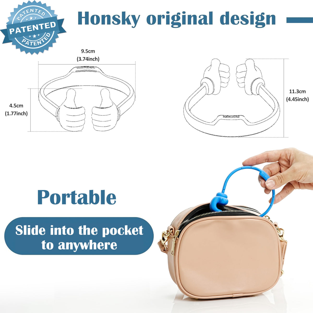 Thumbs up Cell Phone Stand Honsky Pack of 5 Universal - Honsky Official Imagery - 8