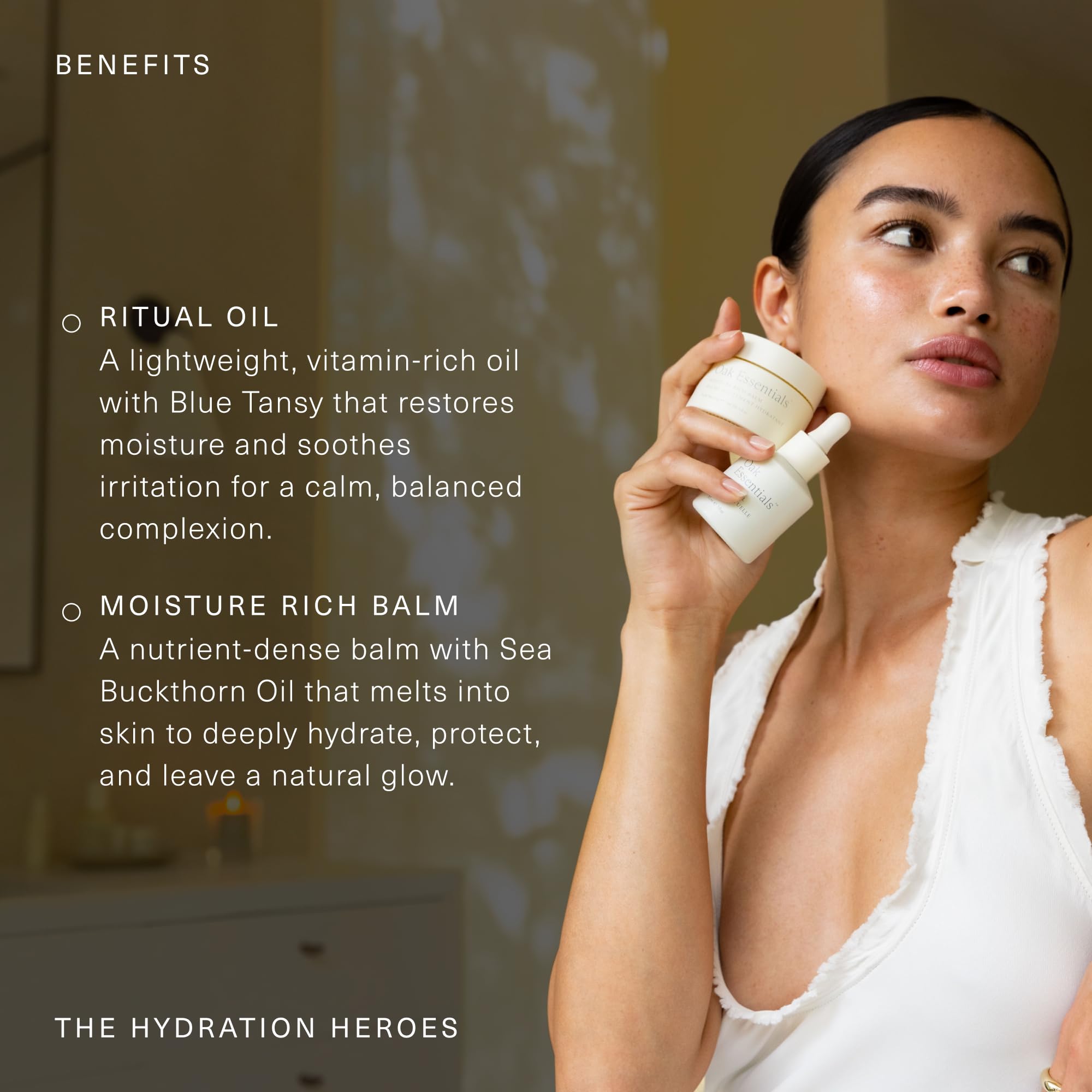 Hydration Heroes Set, 2-Piece Skincare Kit, Full Sizes - Oak Essentials