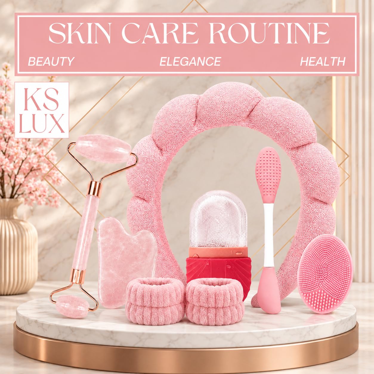 Skincare tools set, facial accessories for skincare, teen skin - KS LUX